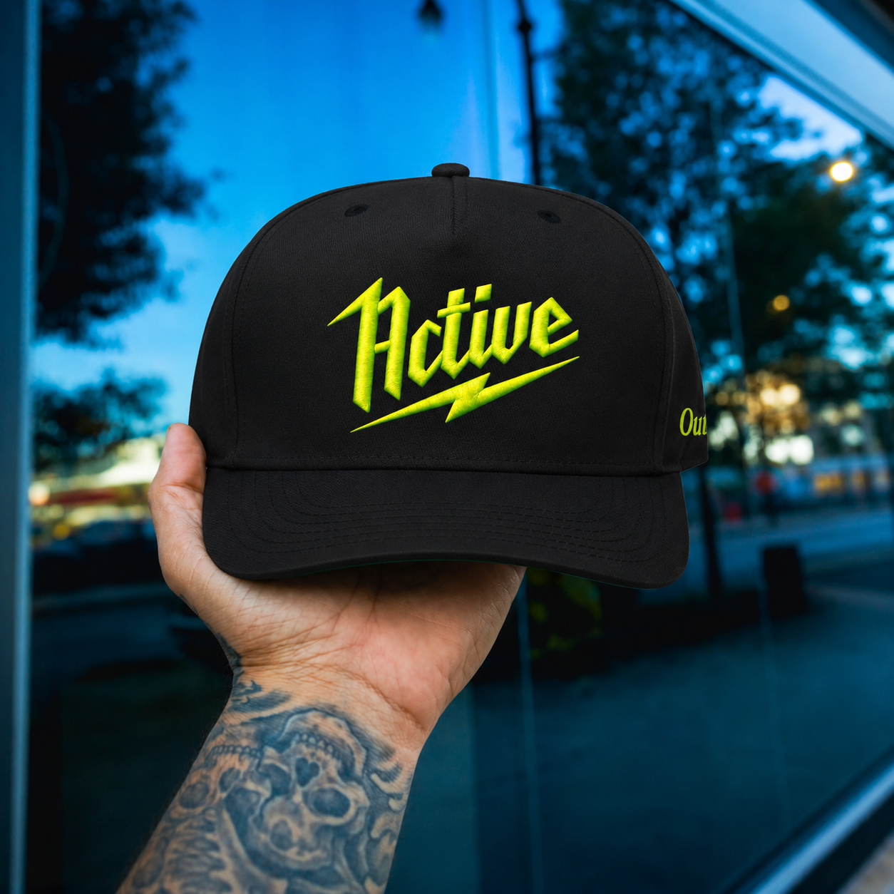 Active Embroidered Snapback