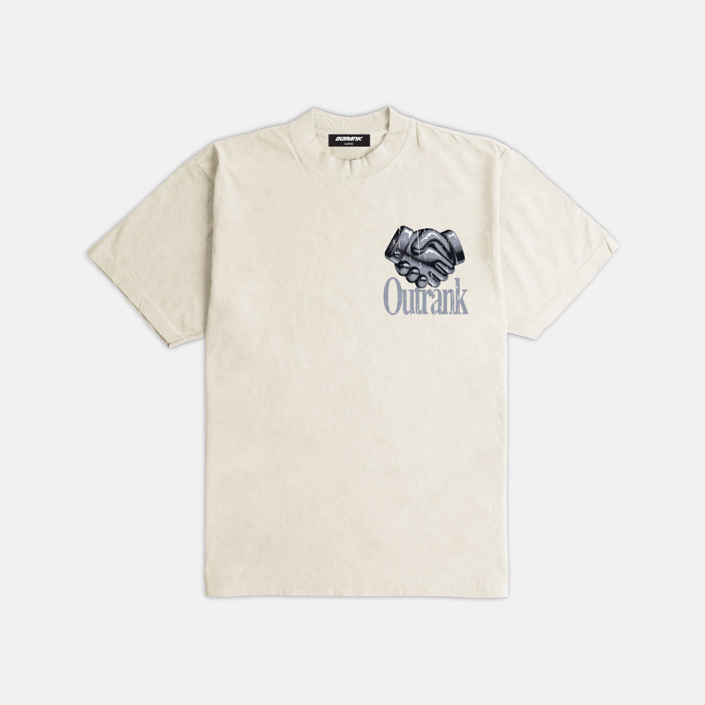 Doing Business Ultra Heavyweight T-shirt - Cream Pr