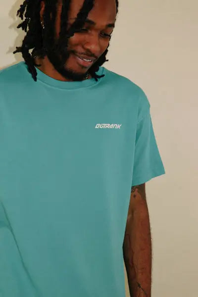 Everyday Raised Flock T-Shirt - Green - Outrank