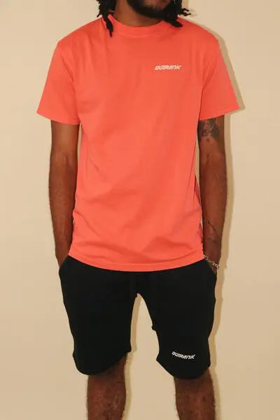 Everyday Raised Flock T-Shirt - Pink - Outrank