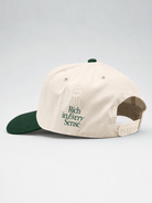 Rich Dad Embroidered Snapback - Natural/ F. Green