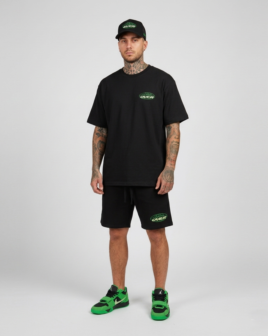 Taking Over Embroidered Short