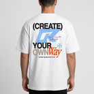 Create Your Own Way Ultra Heavyweight T-shirt - WHITE