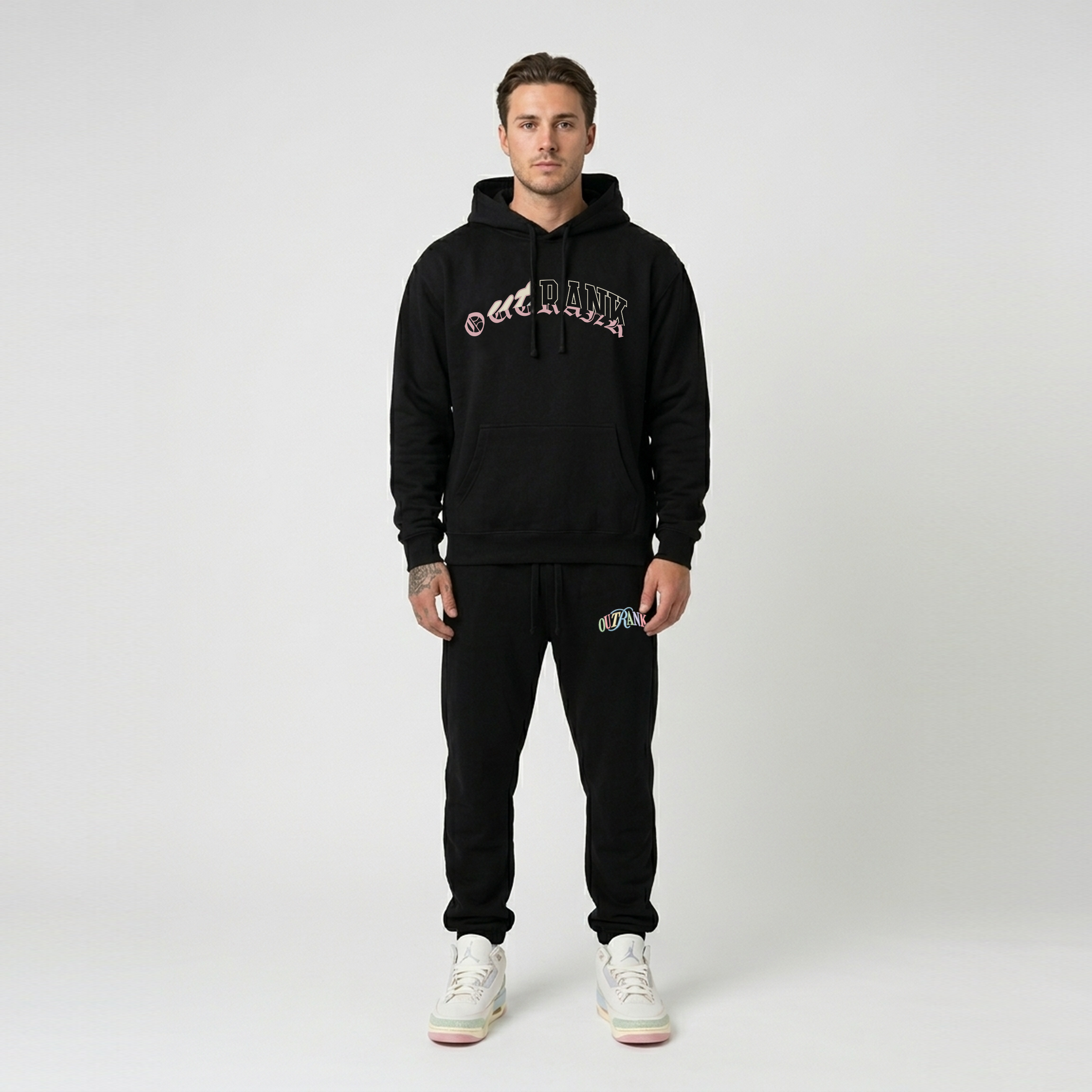 Spring Is In the Air Embroidered Joggers