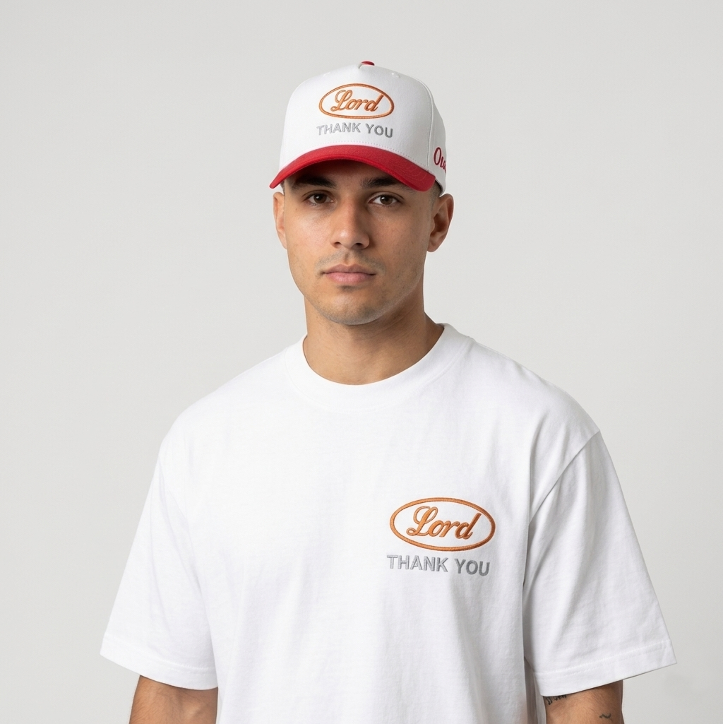 Lord Thank You Embroidered Snapback