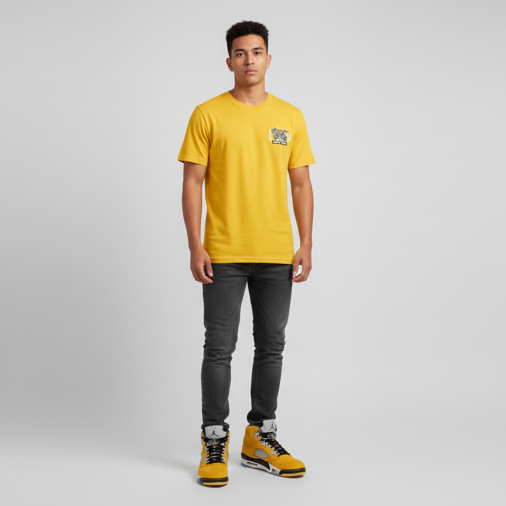 Stay In Your Lane Embroidered Ultra Heavyweight T-shirt