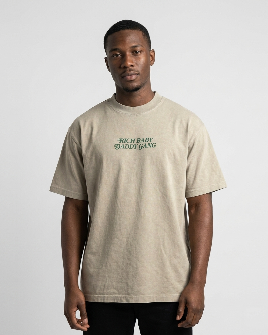 RBDG  Premium Oversized T-shirt- Oatmeal