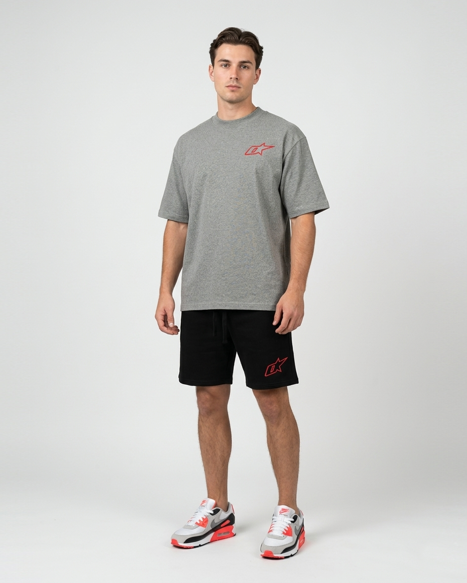 Insignia Embroidered Short - Infrared