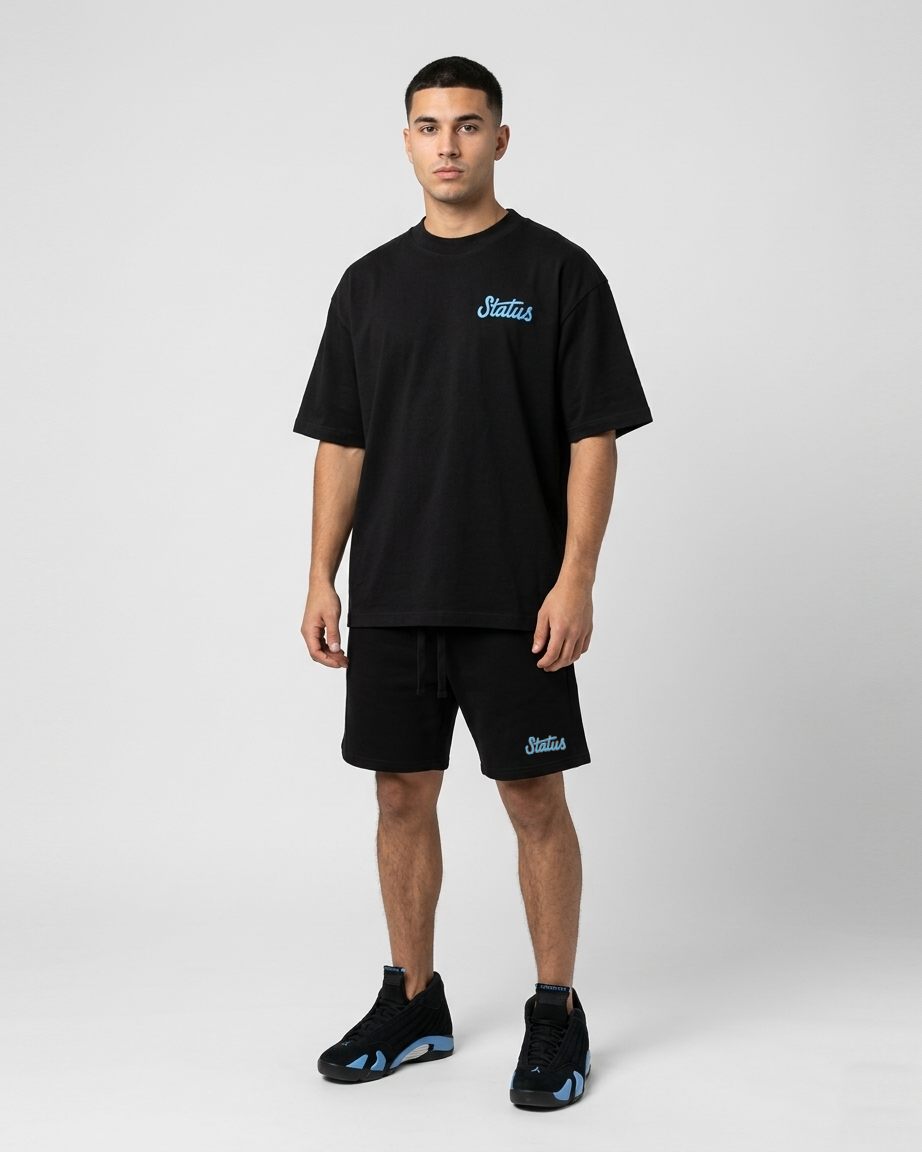 Status Embroidered Short