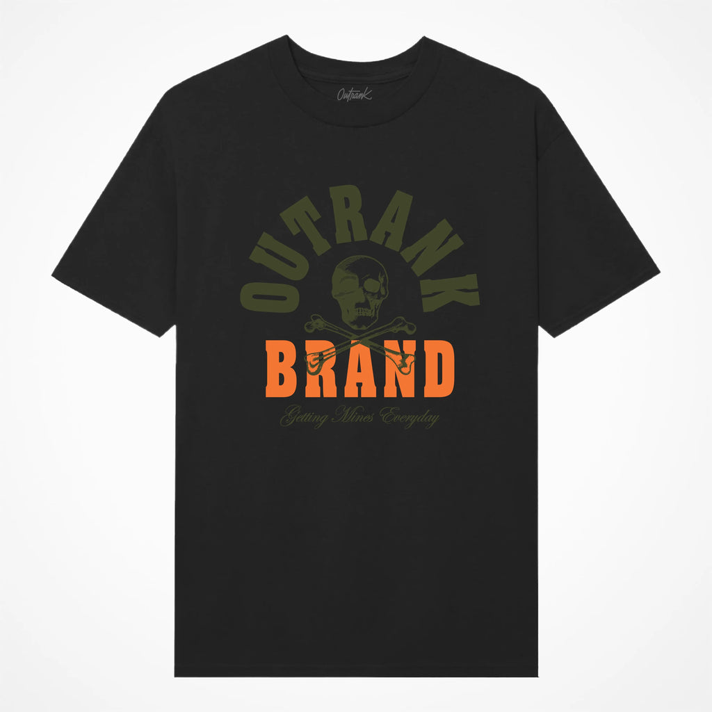 Getting Mines Everyday Black T-Shirt - Outrank