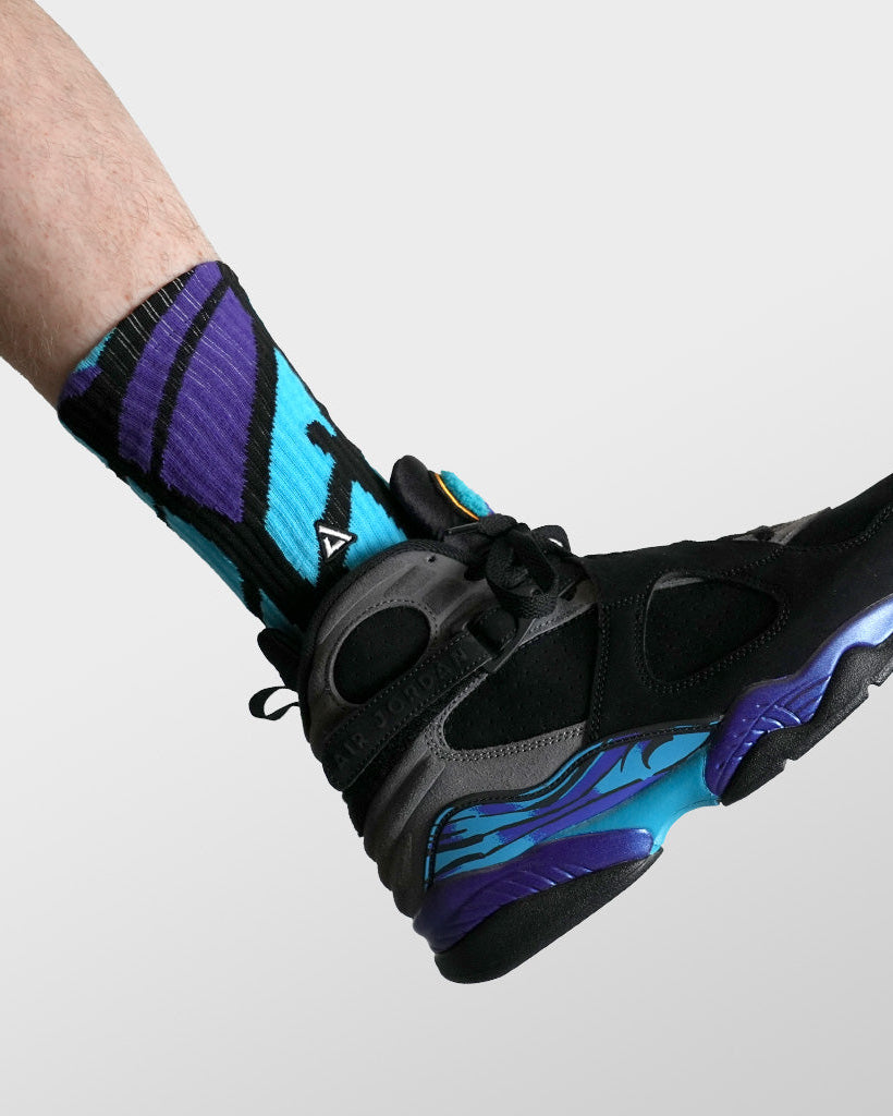 SNKR Socks - Aqua 8