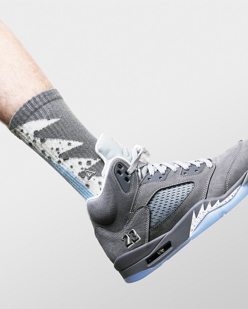 SNKR Socks - Wolf Grey 5
