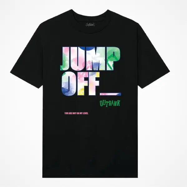 Jump Off Black T-Shirt - Outrank