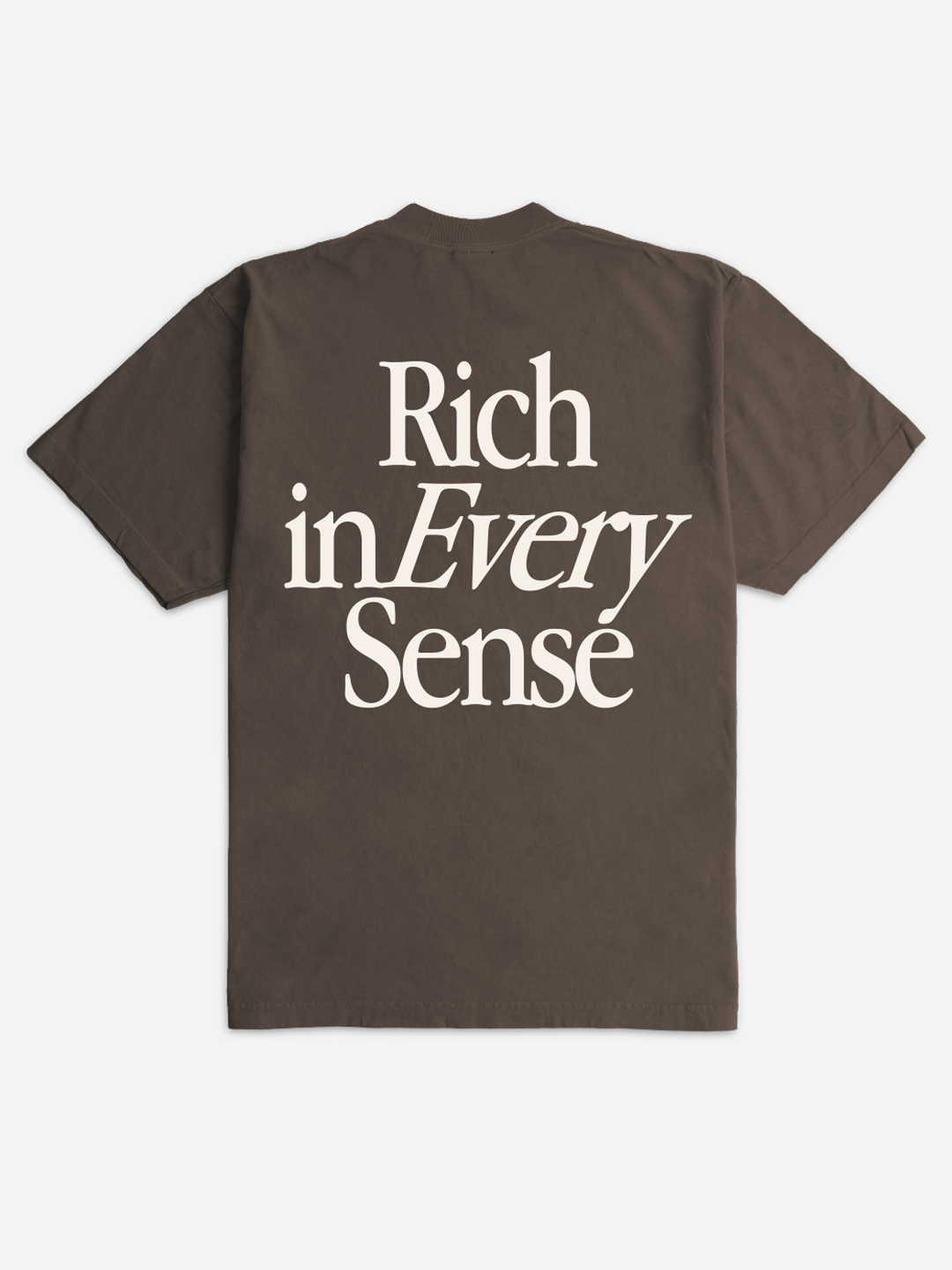 Rich Gang Ultra Heavyweight T-Shirt - Mocha