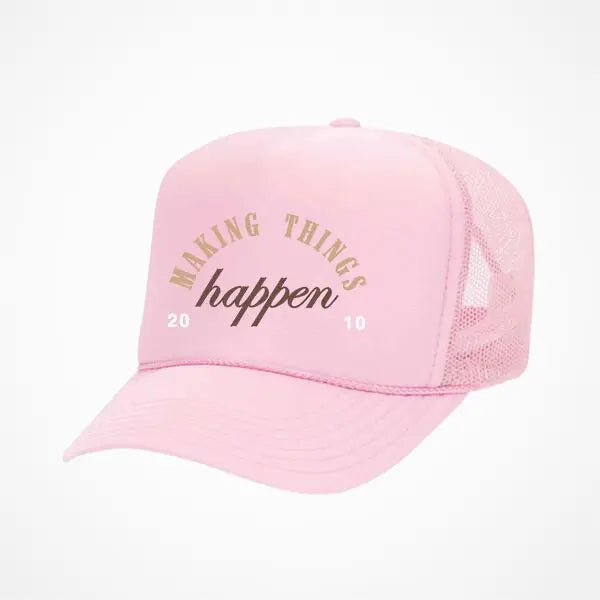 Making Things Happen Trucker - Light Pink - Outrank