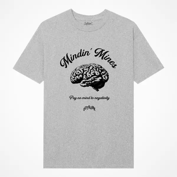 Mindin' Mines Silver T-Shirt - Outrank