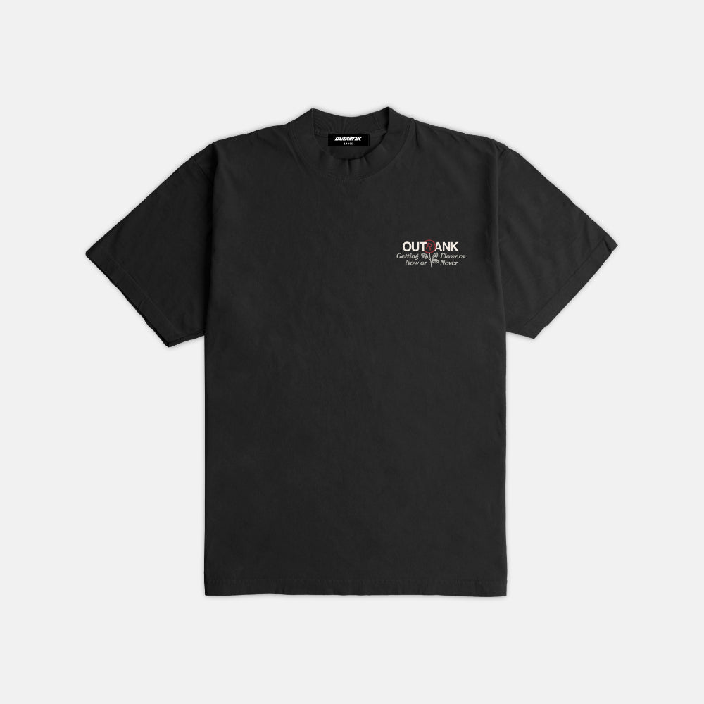 Now or Never Embroidered Ultra Heavyweight T-shirt