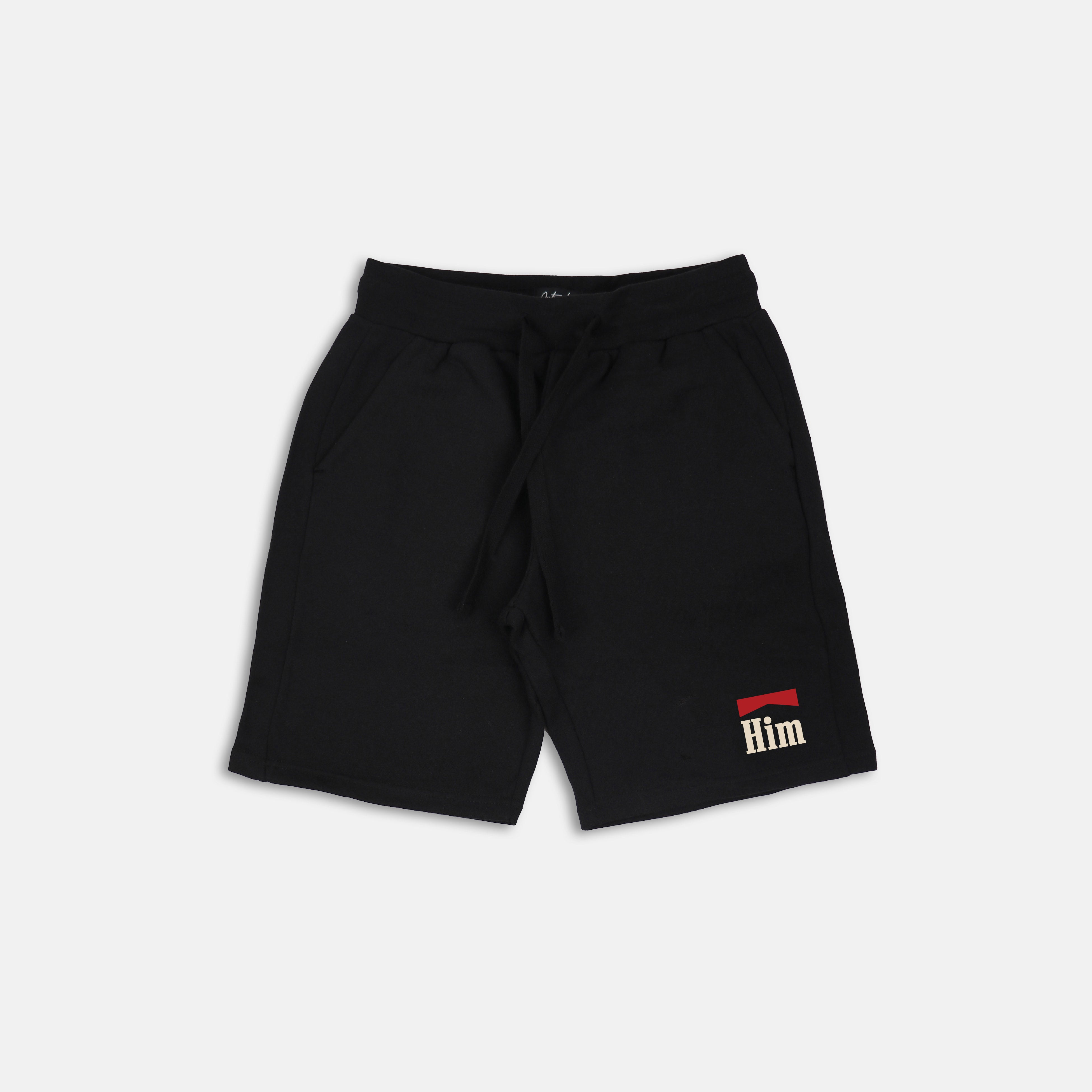 Him Embroidered Shorts - IVORY