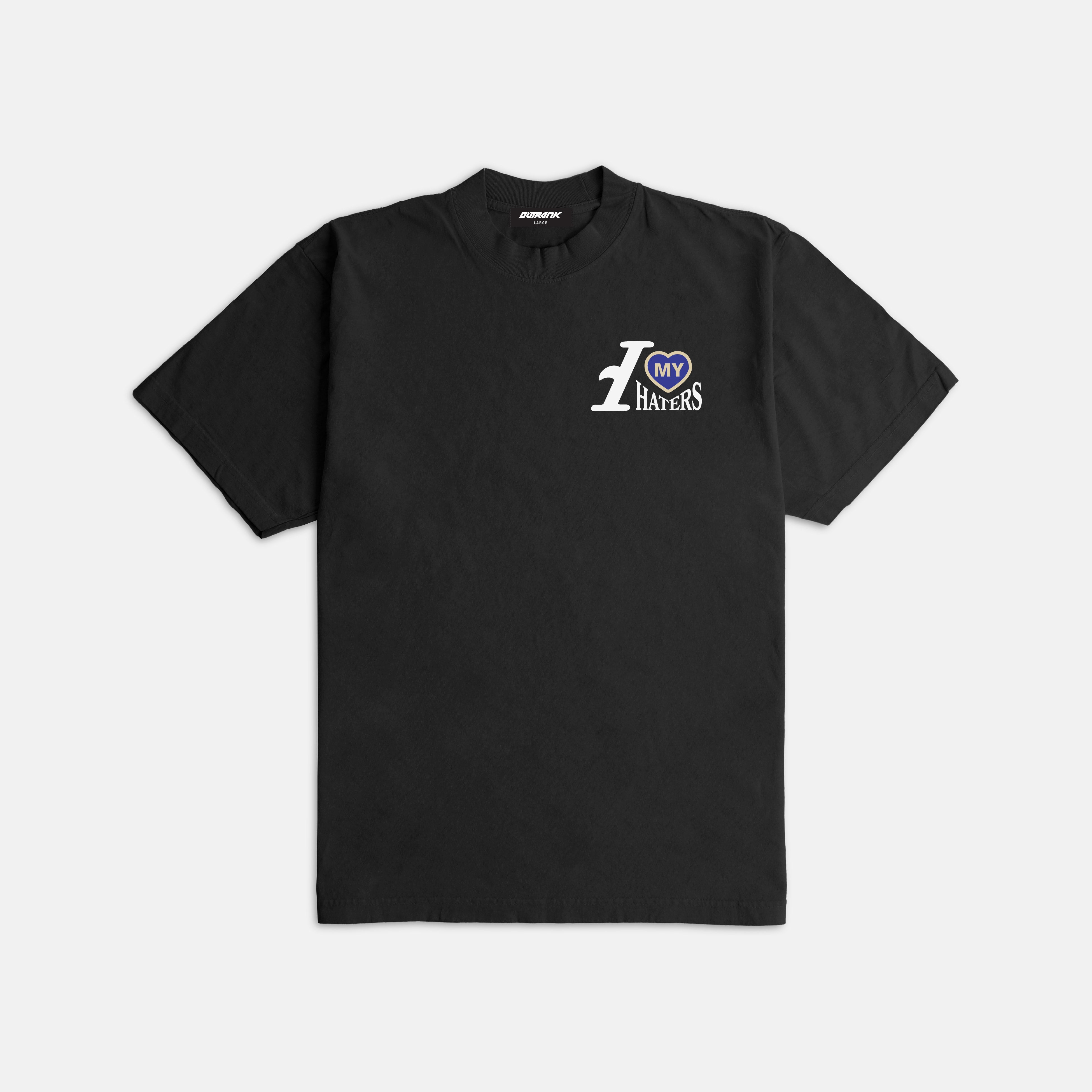 I Love My Haters Embroidered Ultra Heavyweight T-shirt