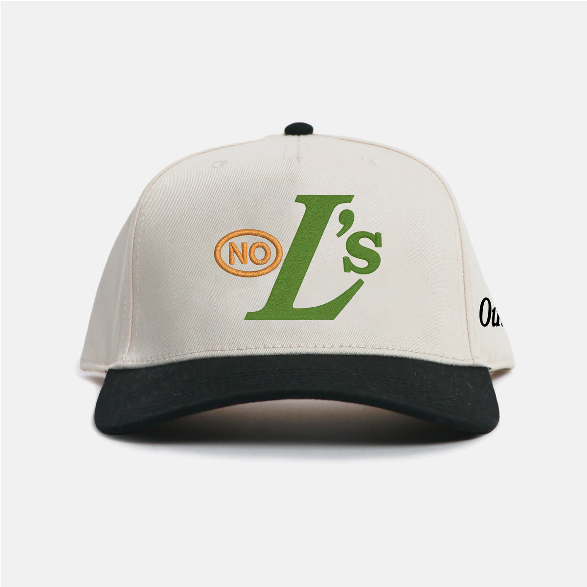 No Snapback No L's Puff Embroidered Snapback - NATURAL II – Outrank Brand