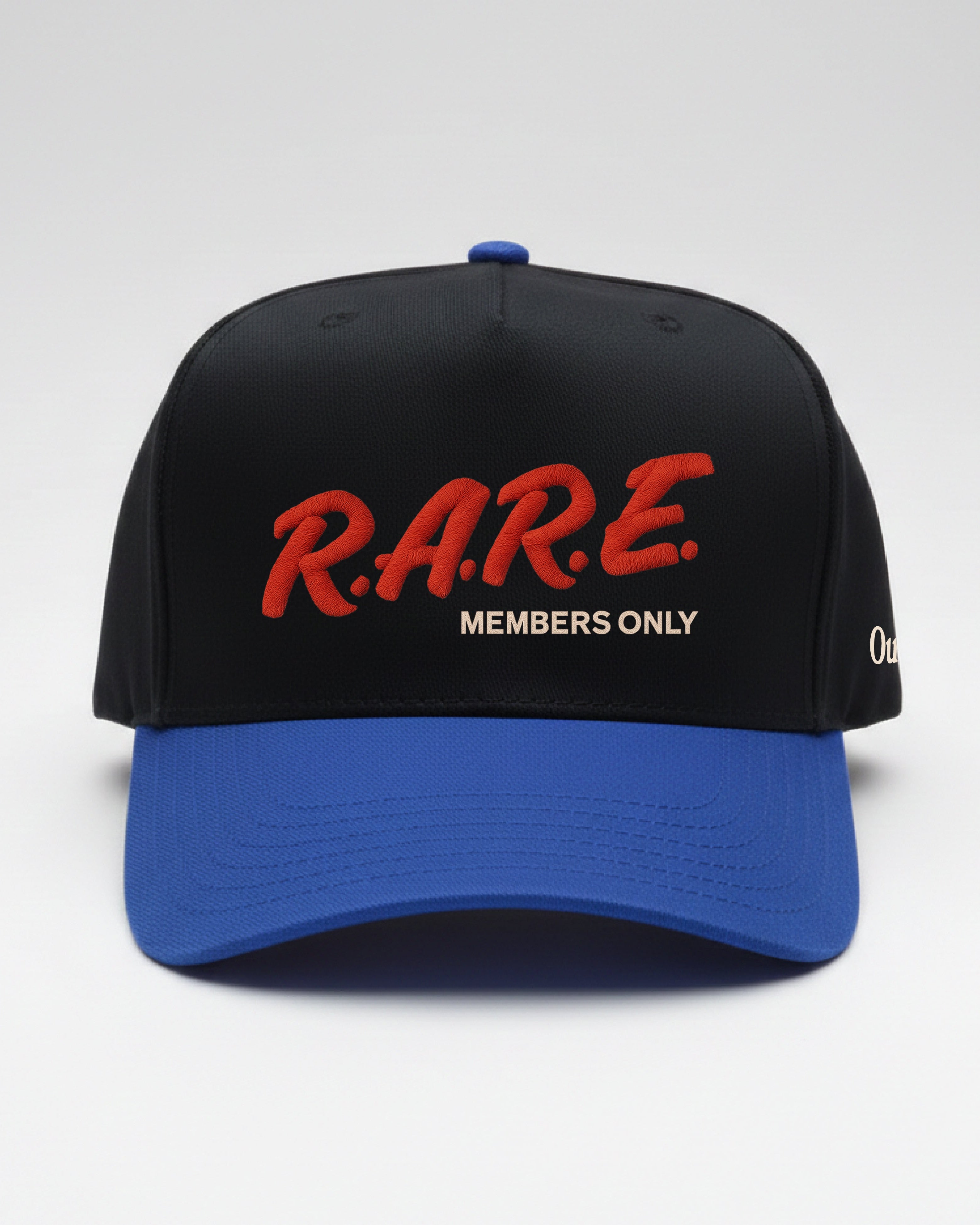R.A.R.E. Embroidered Snapback - Blk