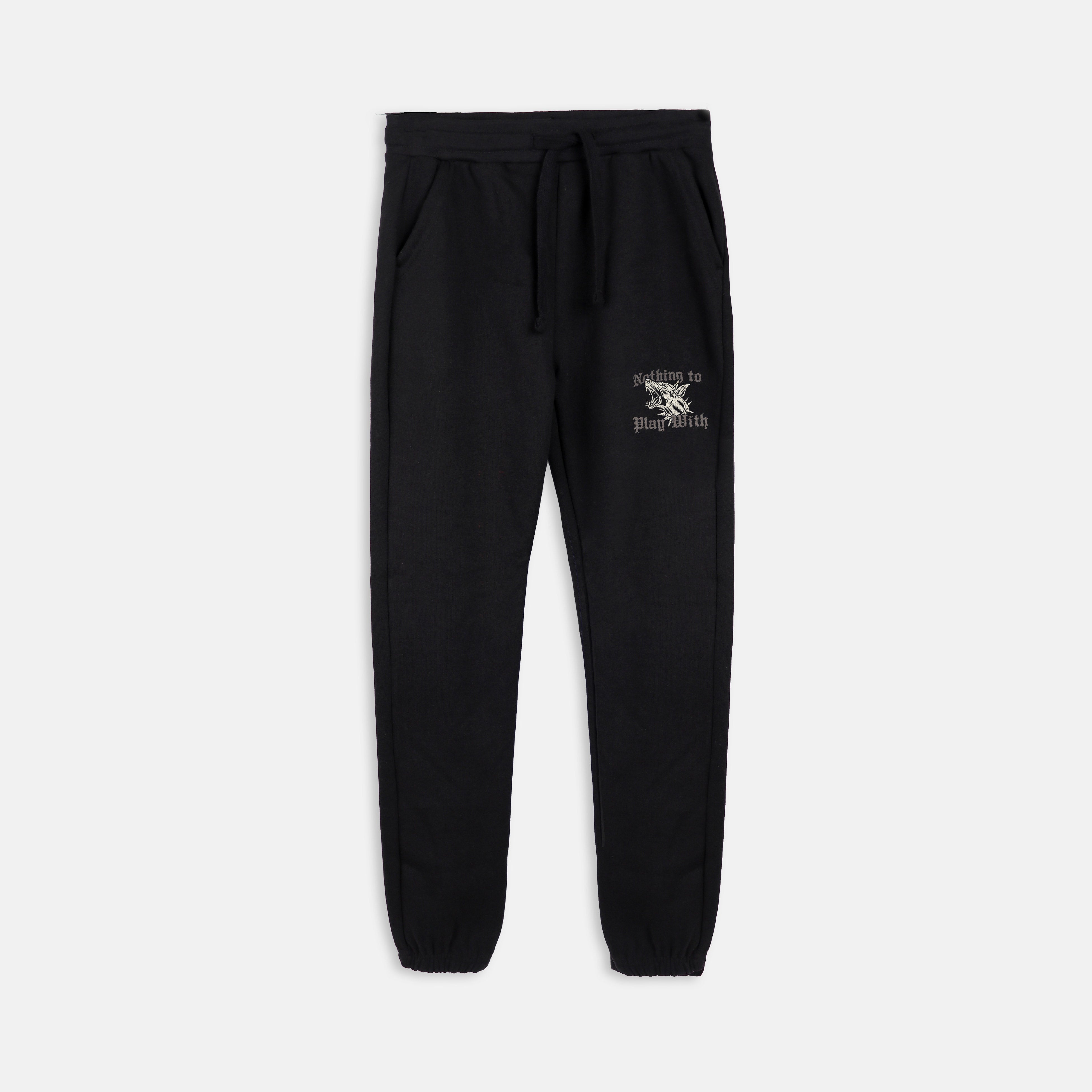 Nothing To Play With Embroidered Joggers