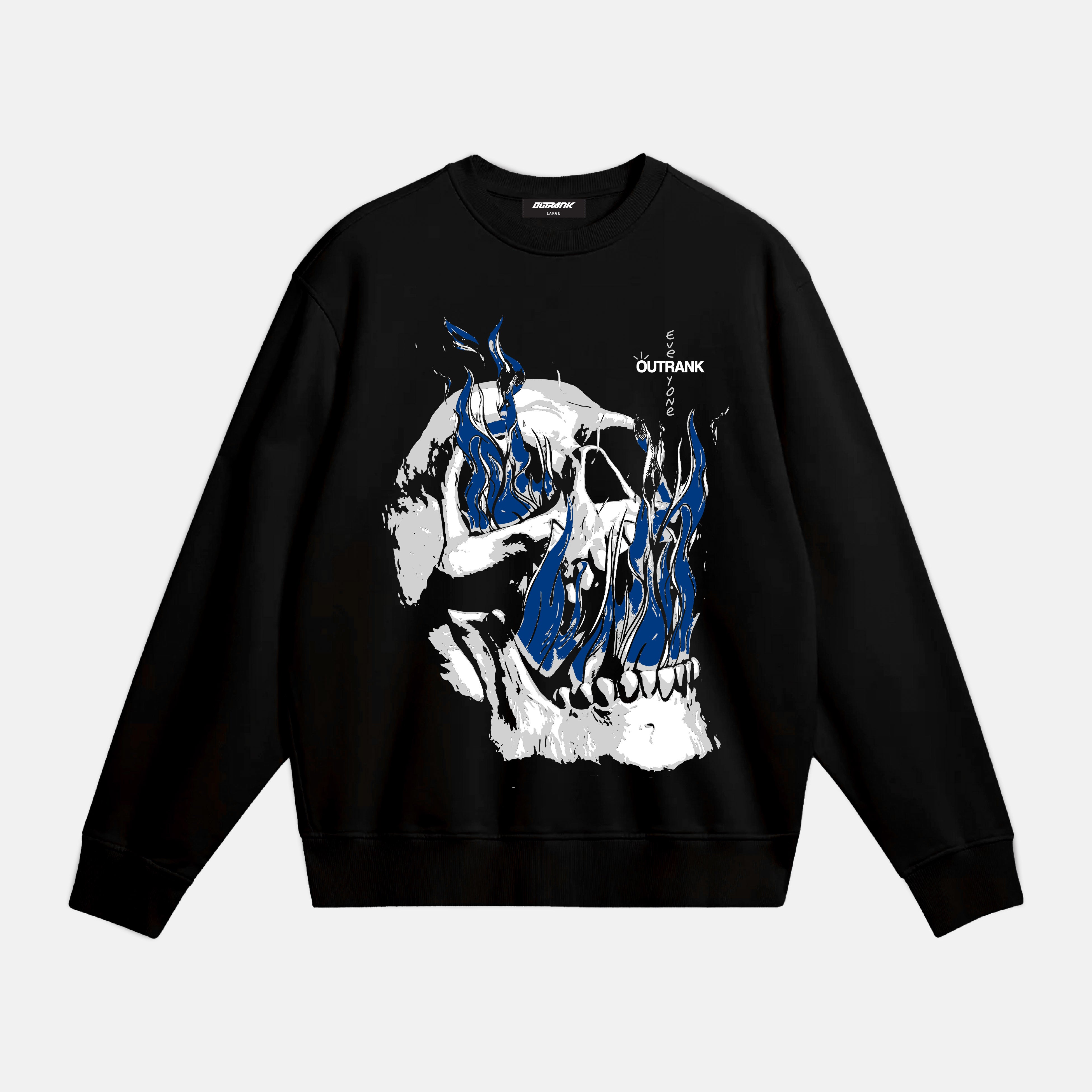 Outrank Everyone Ultra Heavyweight Crewneck Fleece