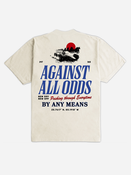 Against All Odds Ultra Heavyweight T-shirt – Outrank Brand