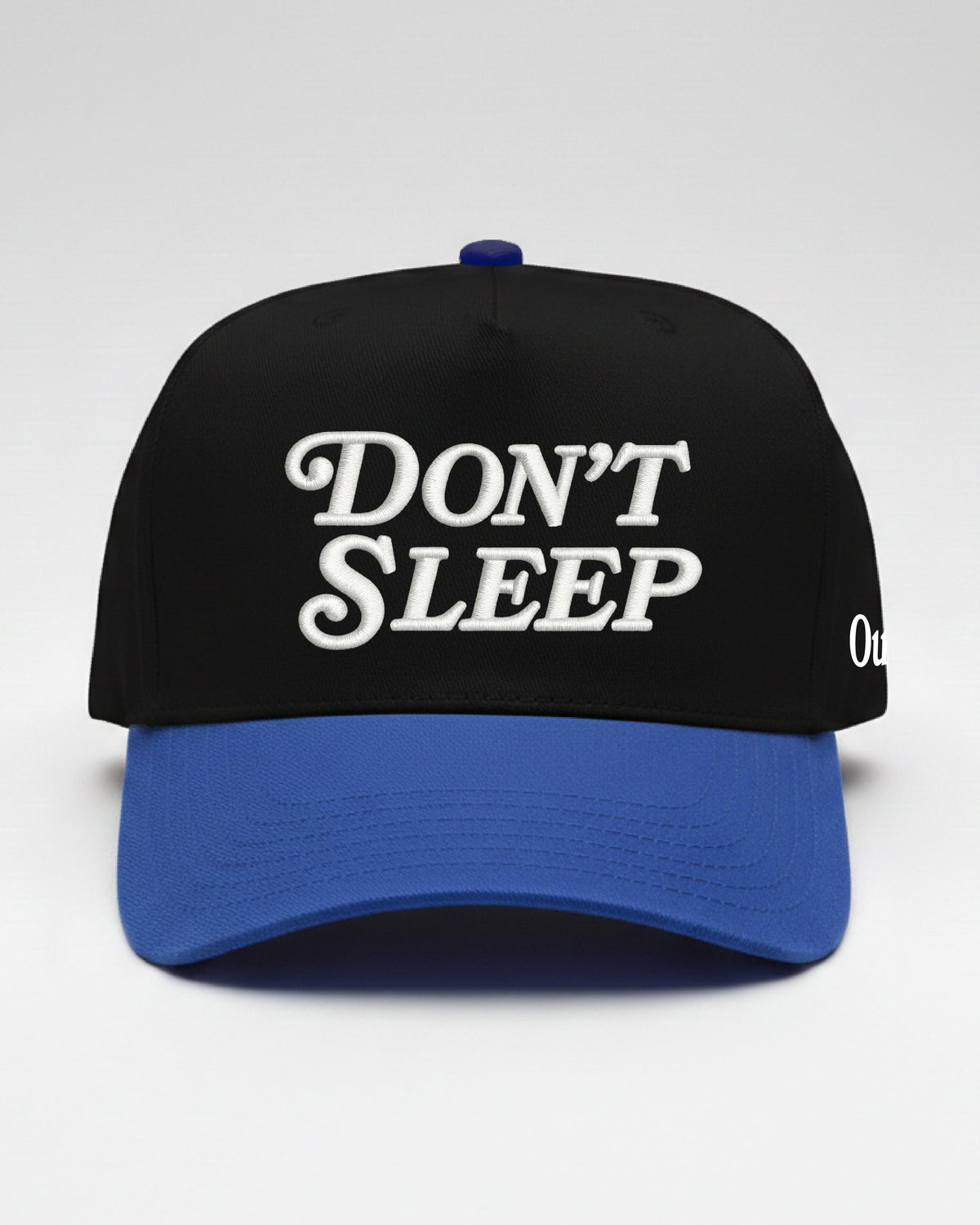 Don't Sleep Puff Embroidered Snapback