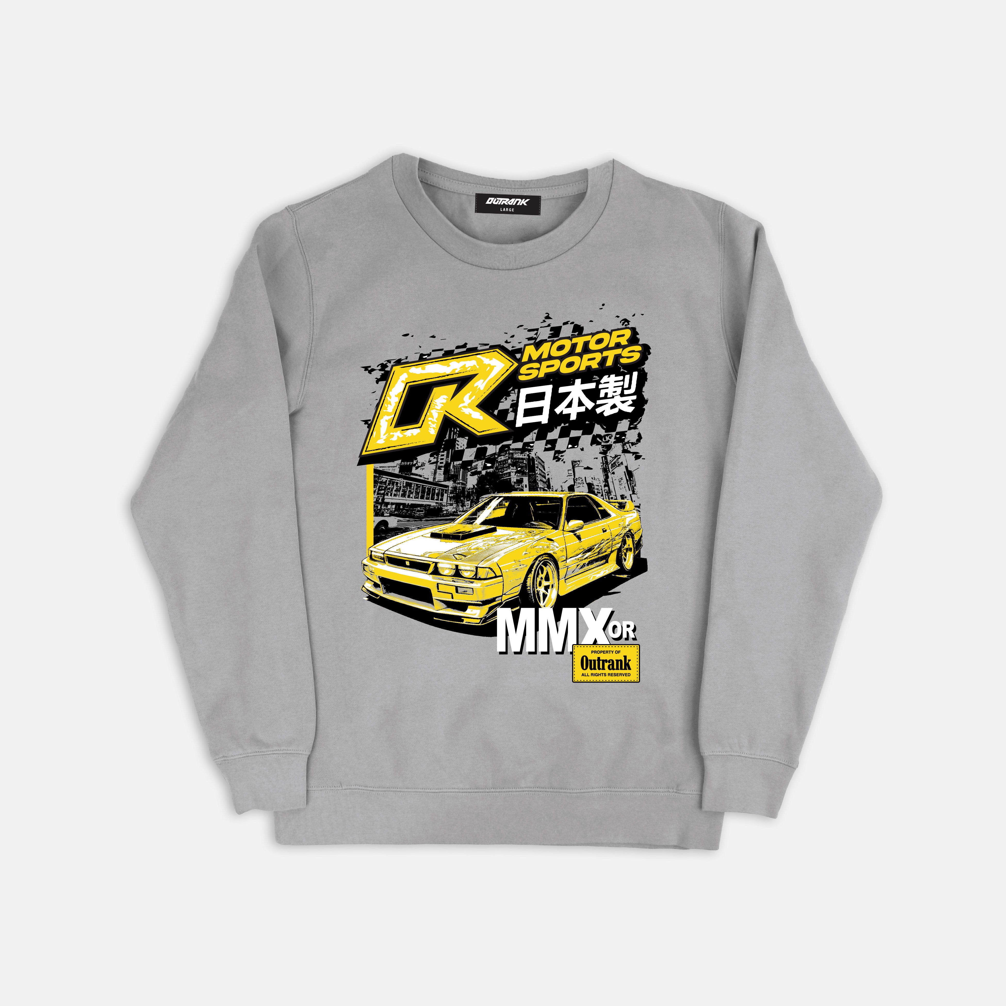 Motor Sports Crewneck Fleece – Outrank Brand