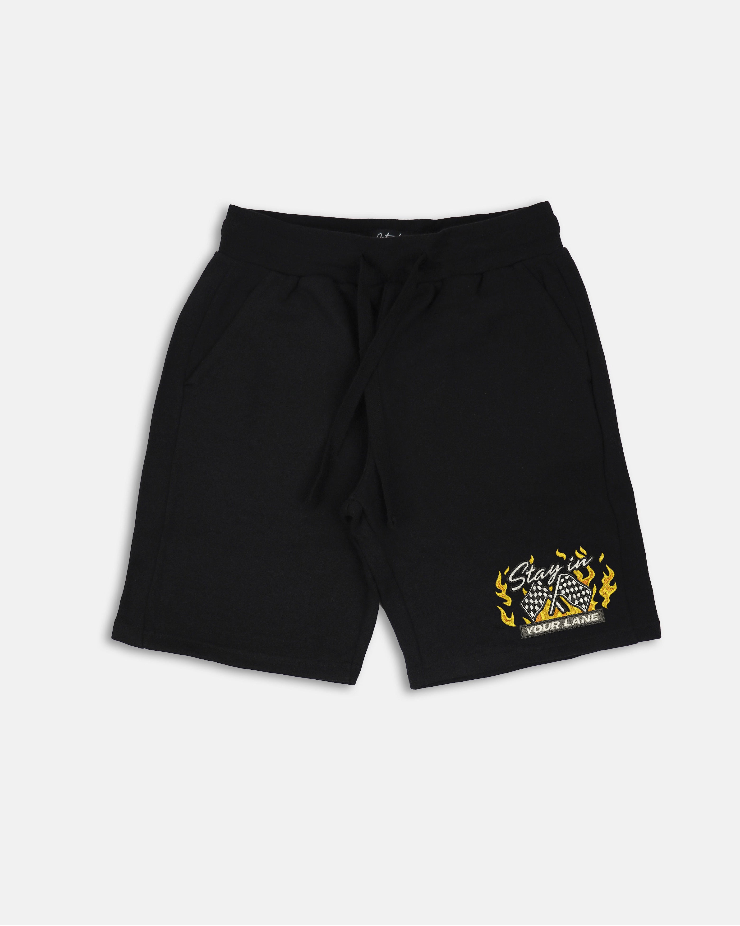 Stay In Your Lane Embroidered Short