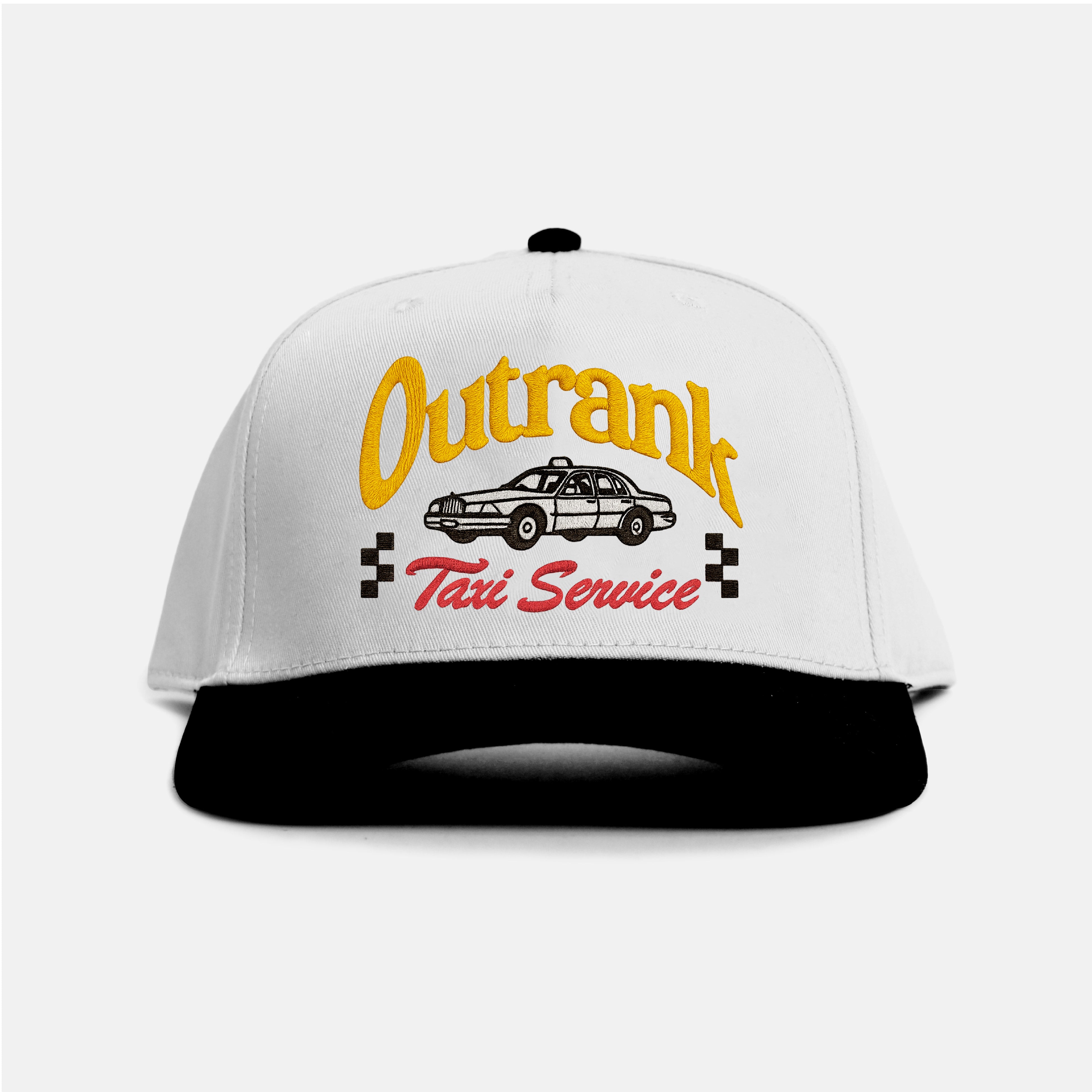 Taxi Service Puff Embroidered Snapback