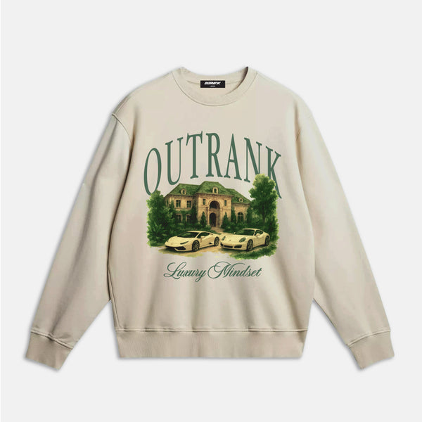 Luxury Mindset Ultra Heavyweight Crewneck Fleece – Outrank Brand