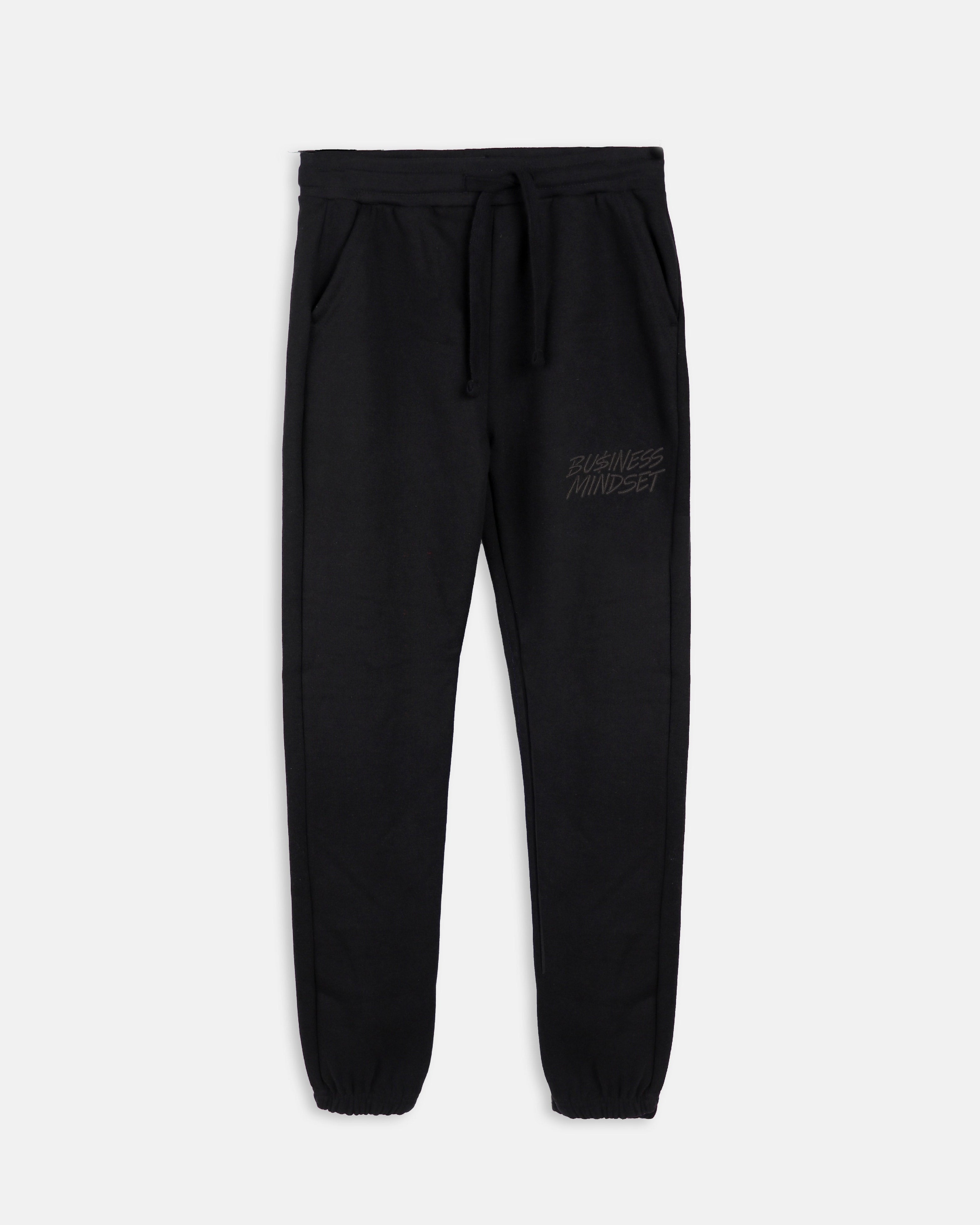 Business Mindset Embroidered Joggers