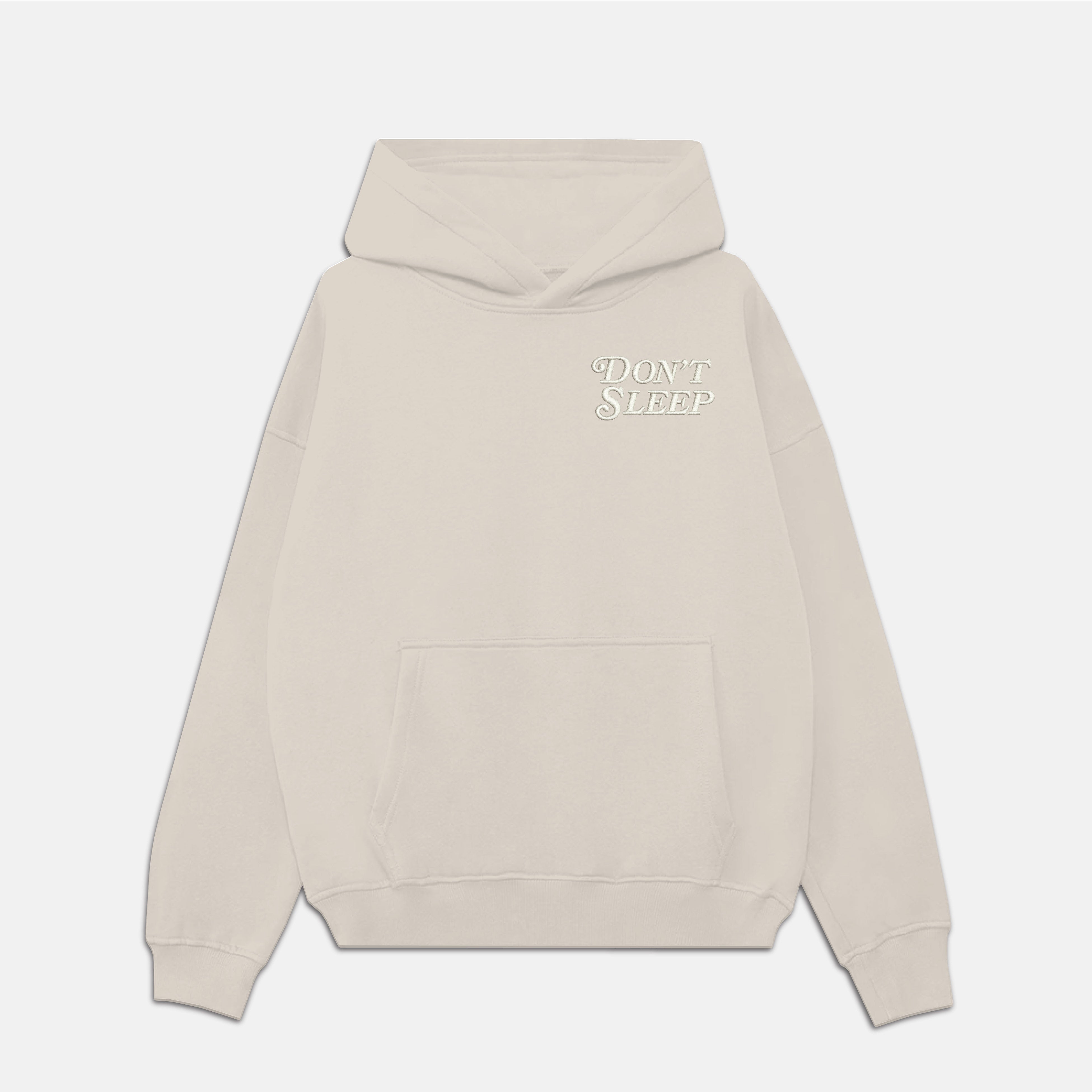 Don't Sleep&nbsp;Embroidered Hoodie