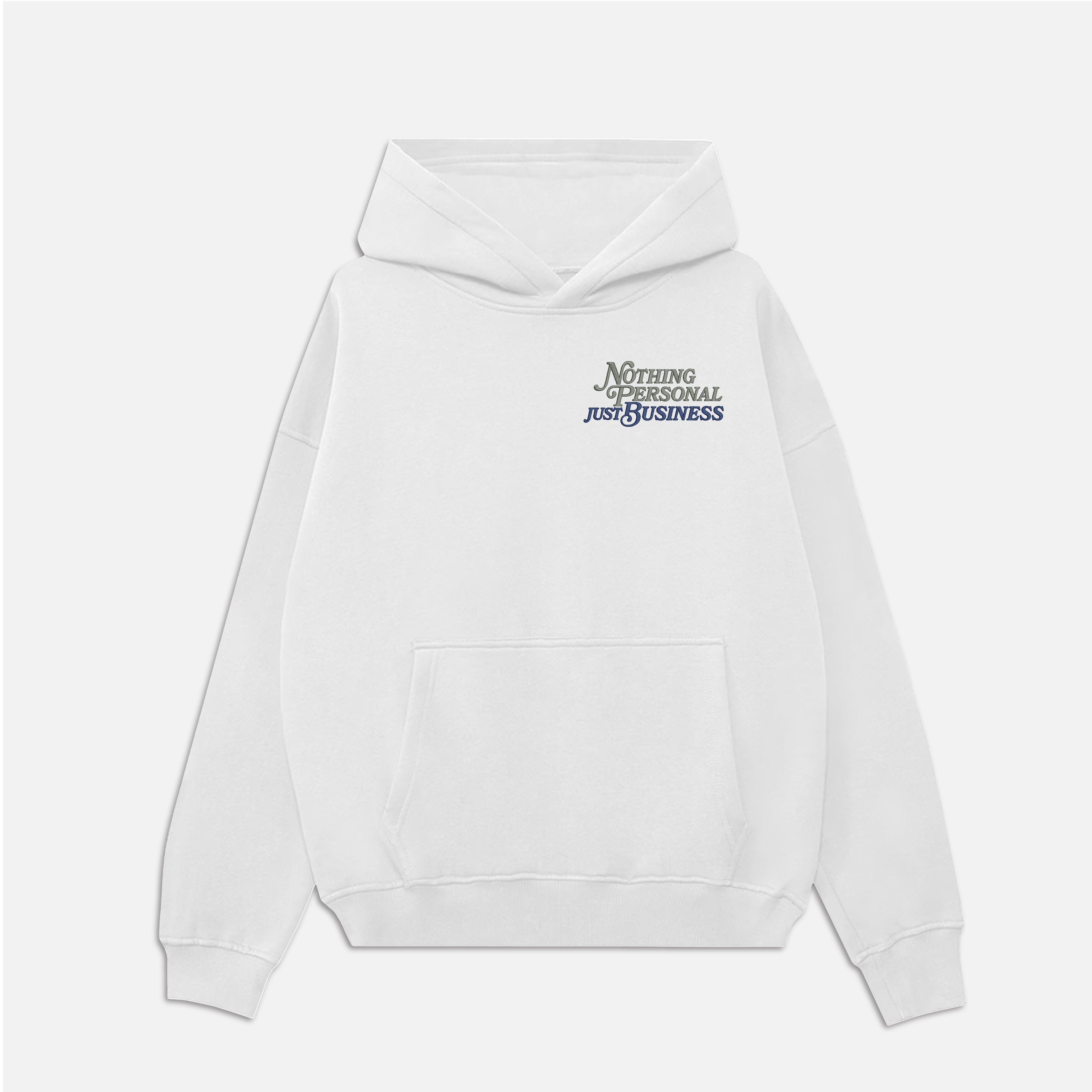 Nothing Personal Embroidered Ultra Heavyweight Hoodie