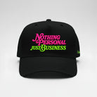 Nothing Personal Embroidered Snapback - BLACK