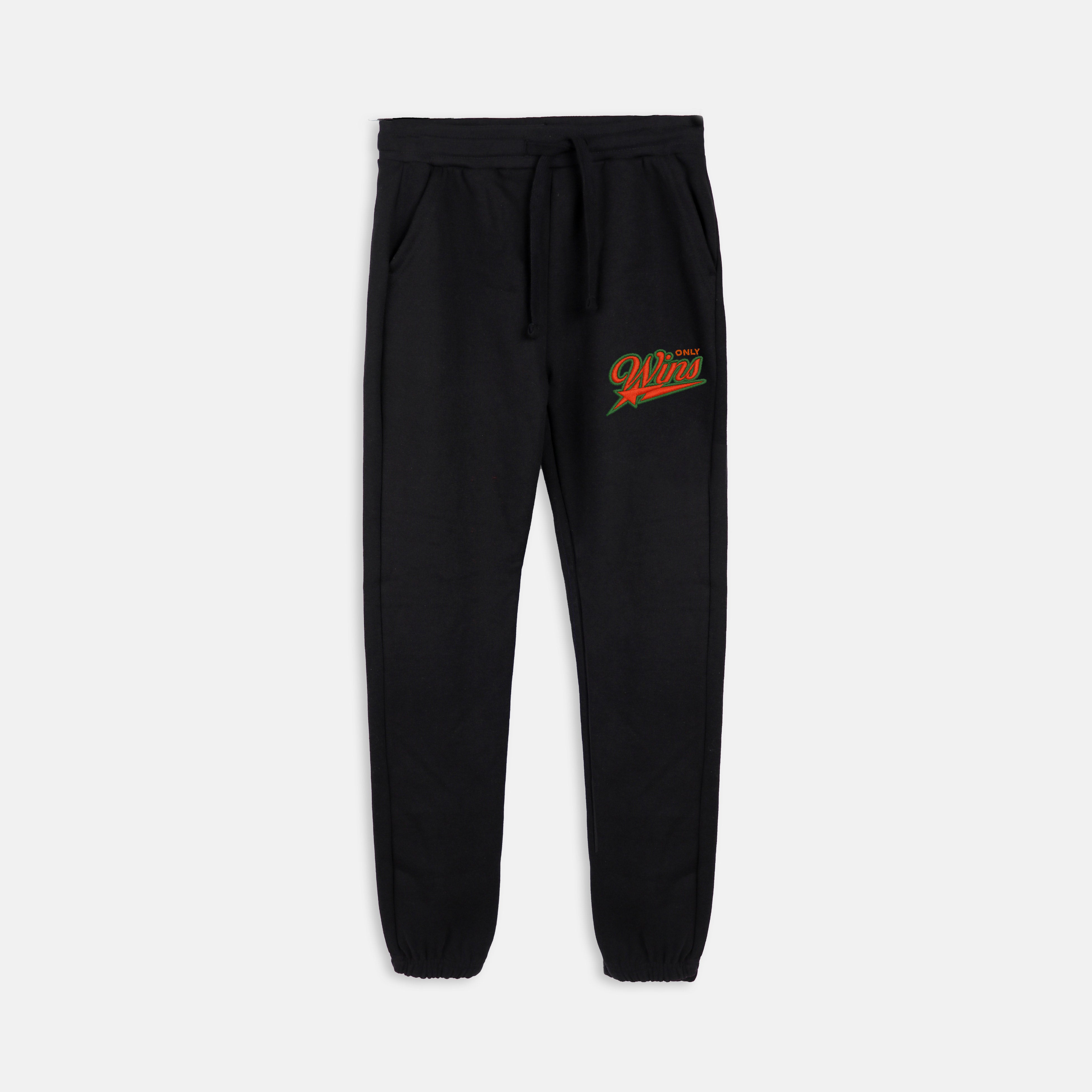 Only Wins Embroidered Joggers