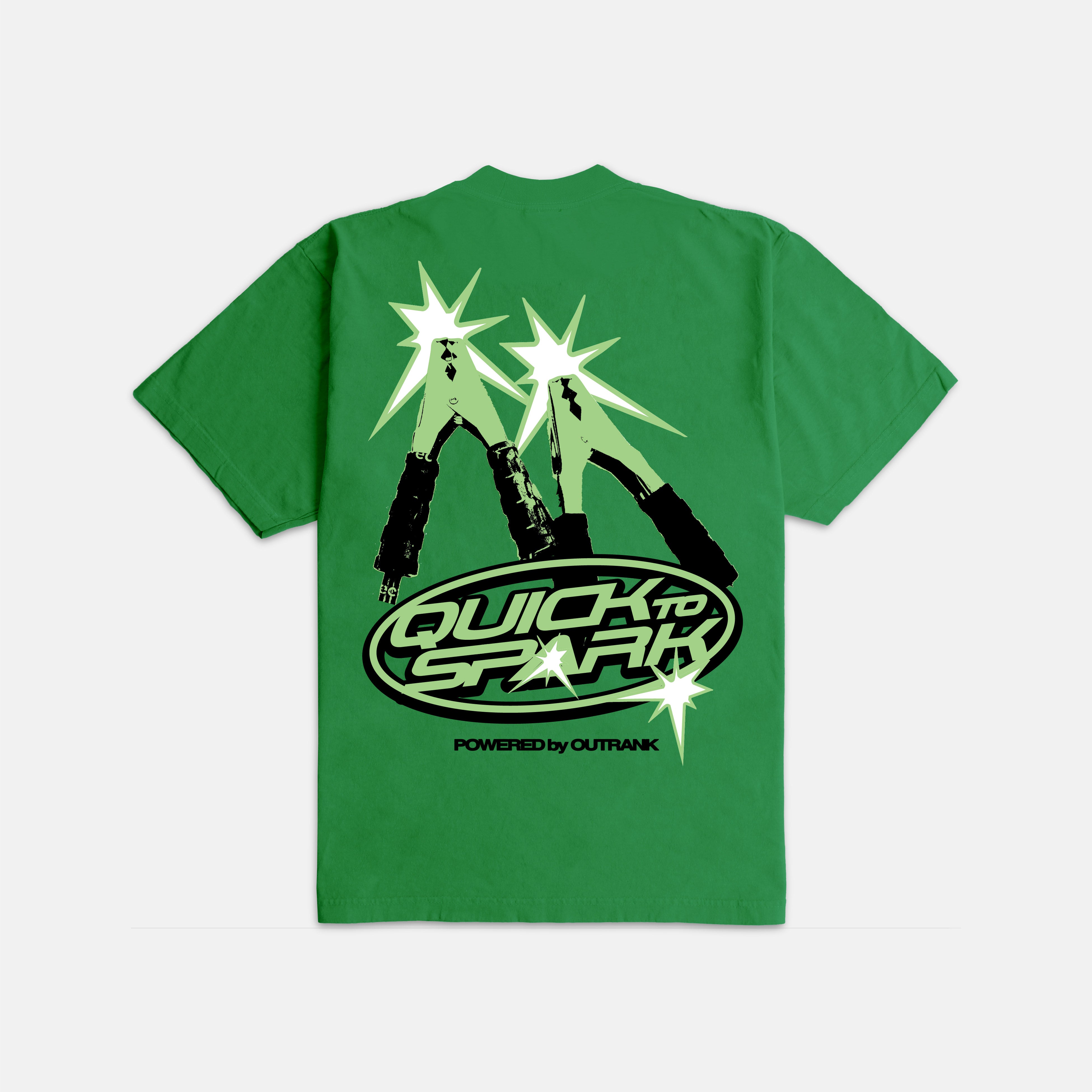 洋楽 TONNY GREEN/ORGANIZED KAOS/T.GREEN/G-RAP Quick to Spark Ultra Heavyweight T-shirt – Outrank Brand
