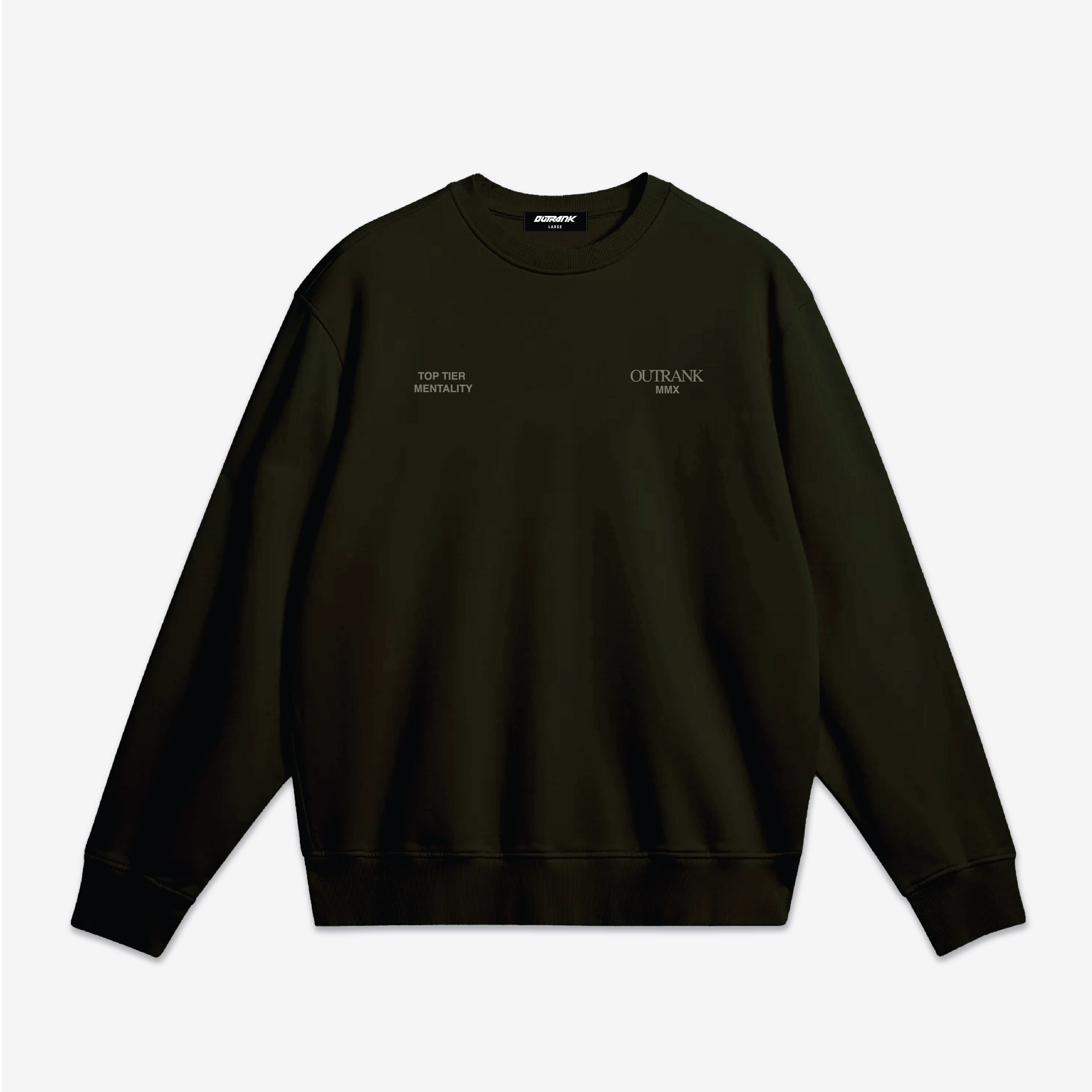 Top Tier Mentality Ultra Heavyweight Crewneck Fleece