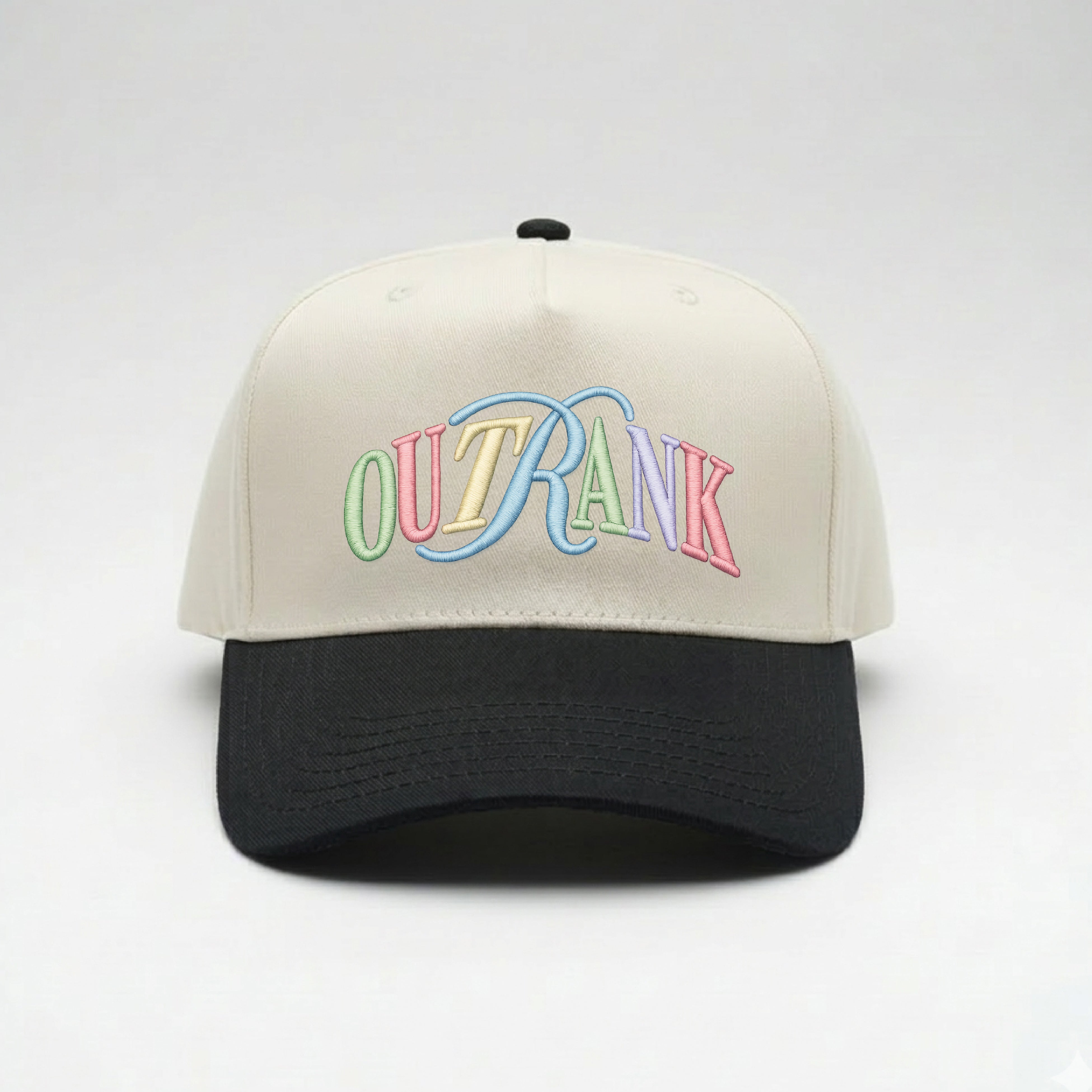 Spring Is In the Air Embroidered Puff Snapback