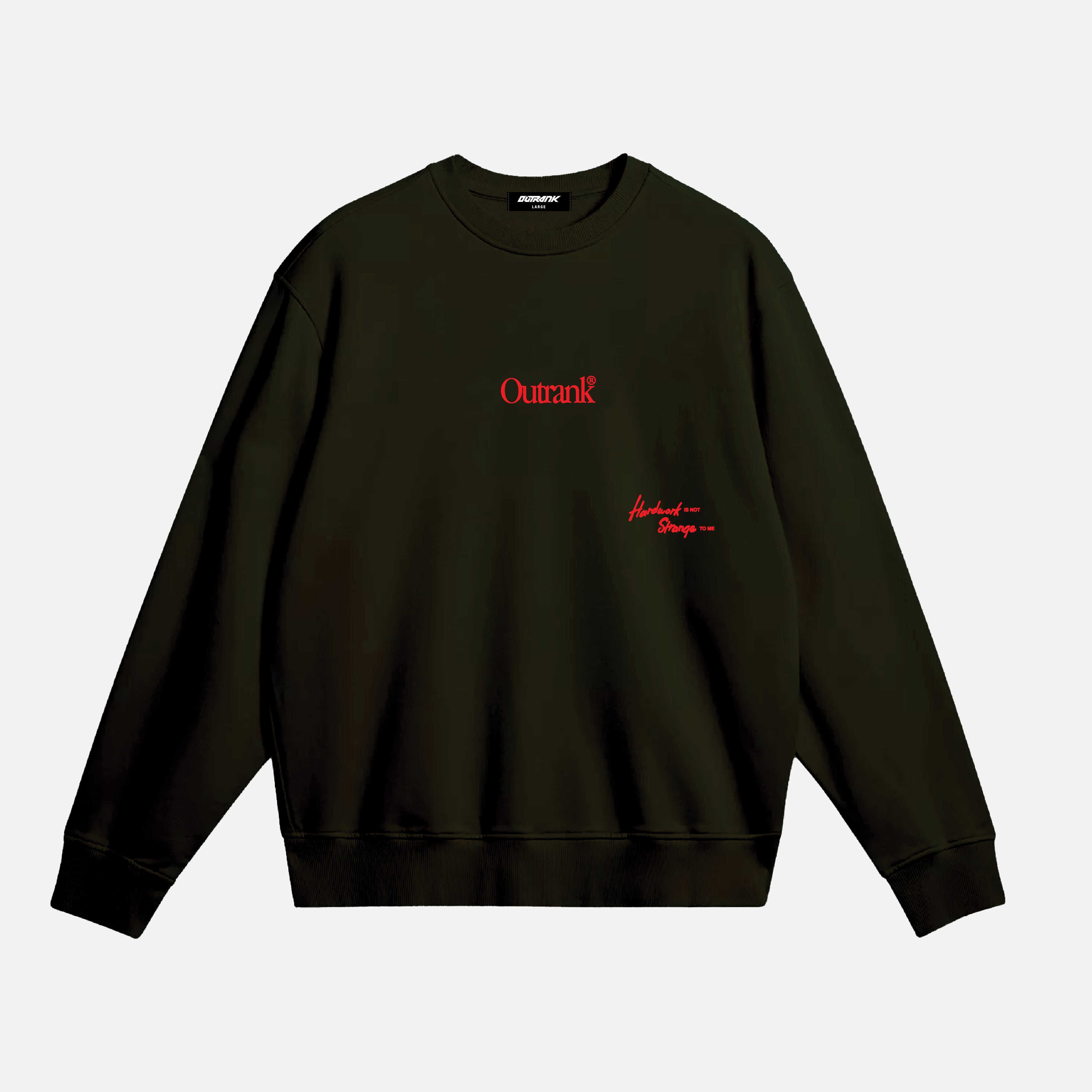 Hard Work is Not Strange Ultra Heavyweight Crewneck Fleece