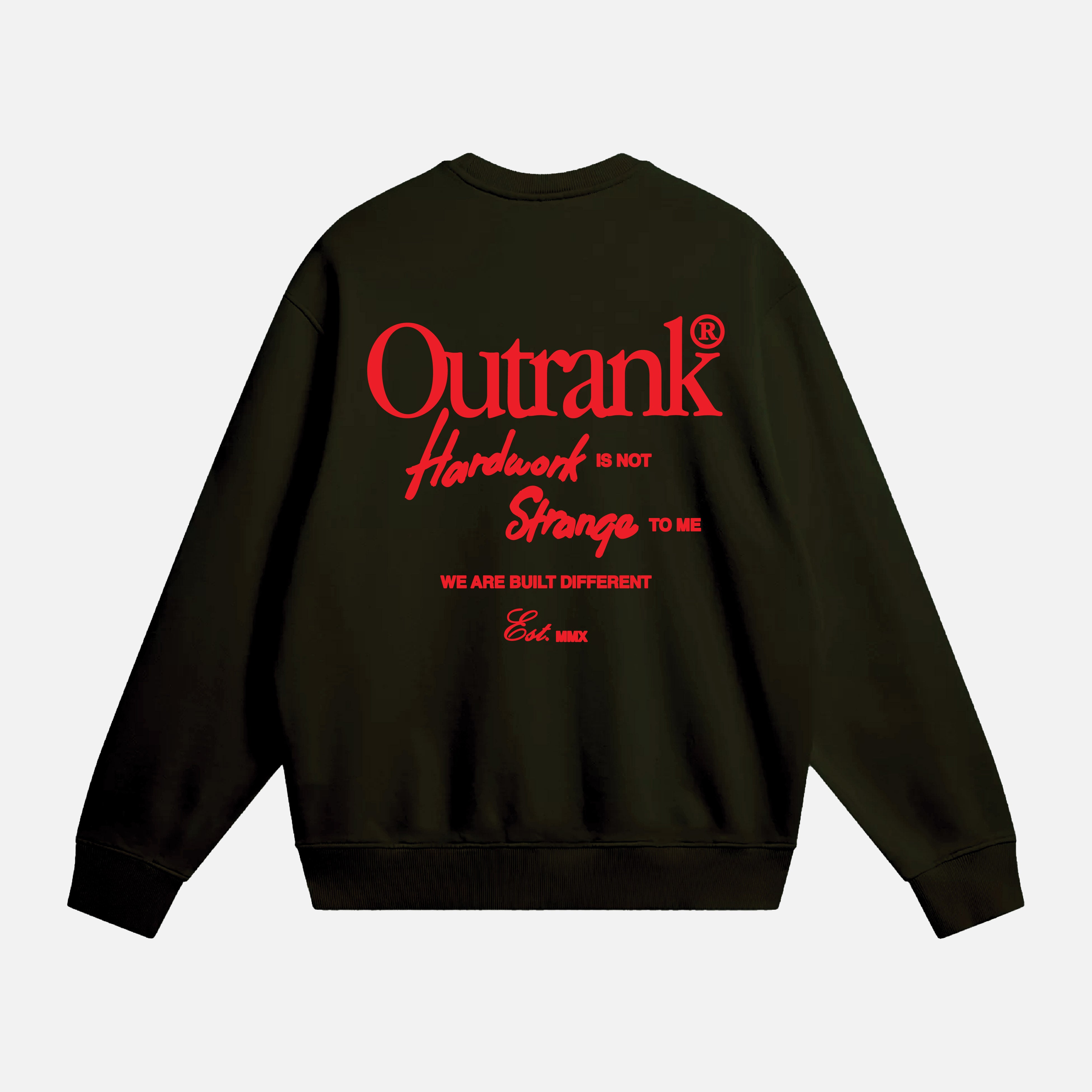 Hard Work is Not Strange Ultra Heavyweight Crewneck Fleece