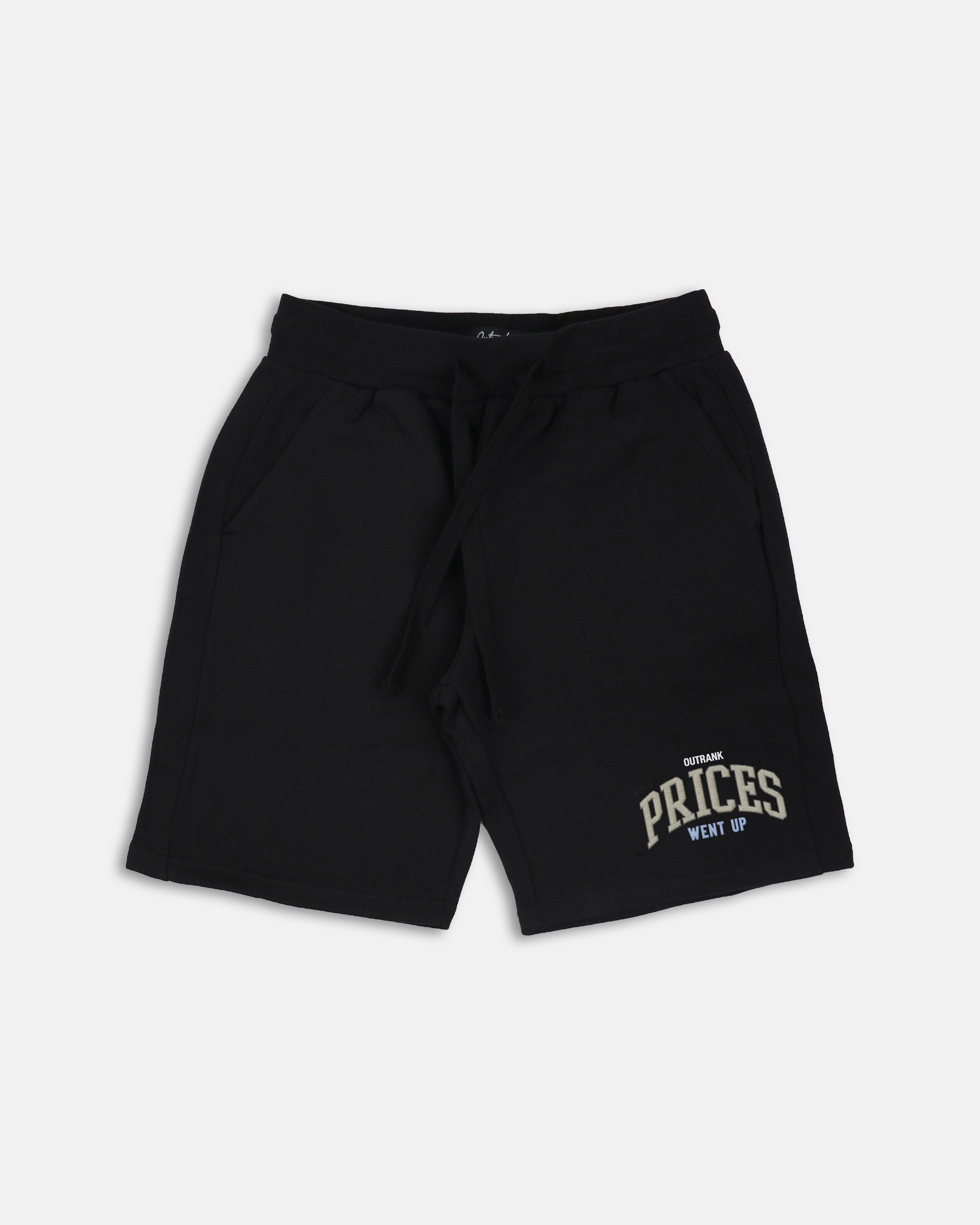 Prices Went Up Embroidered Short