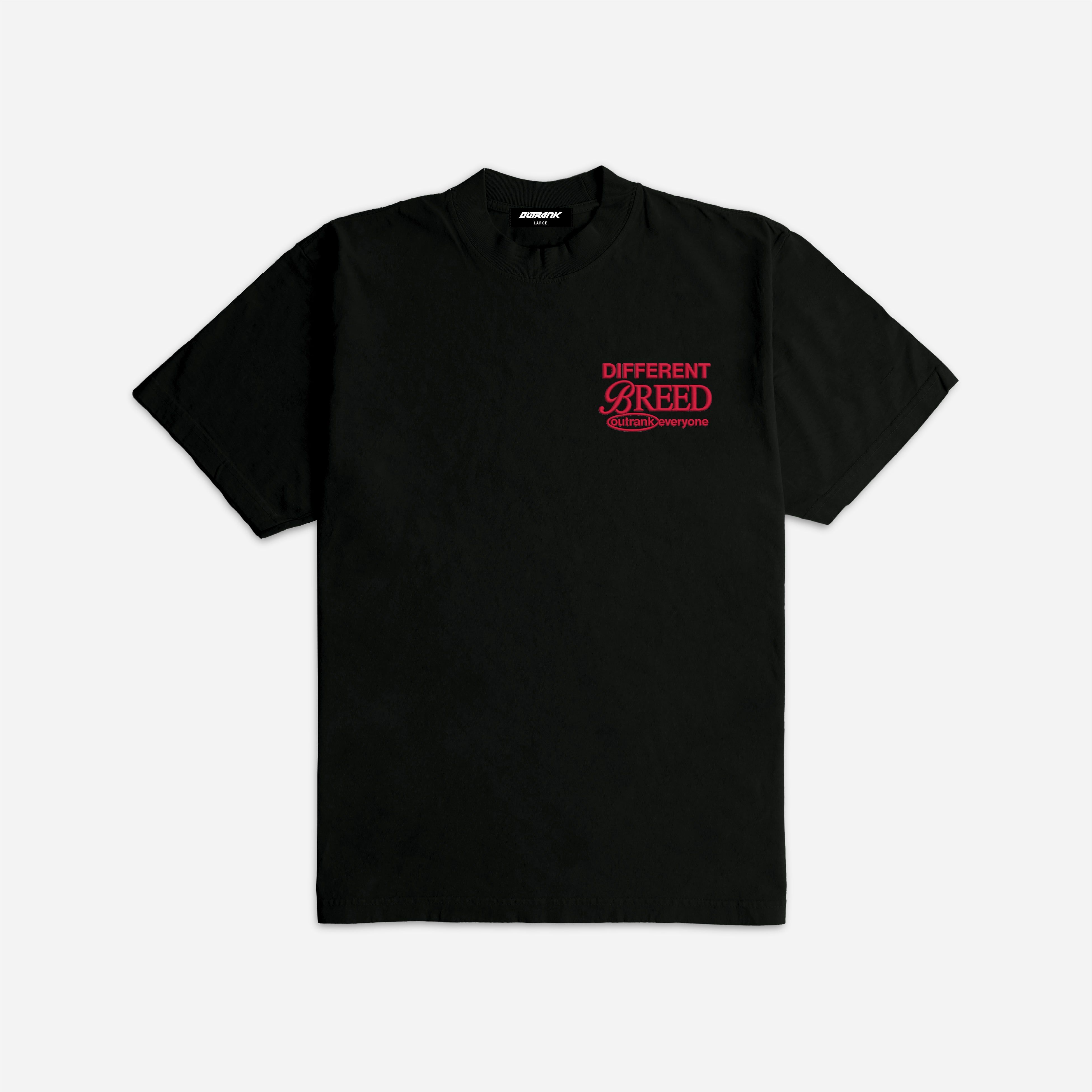 Different Breed Embroidered Ultra Heavyweight T-shirt