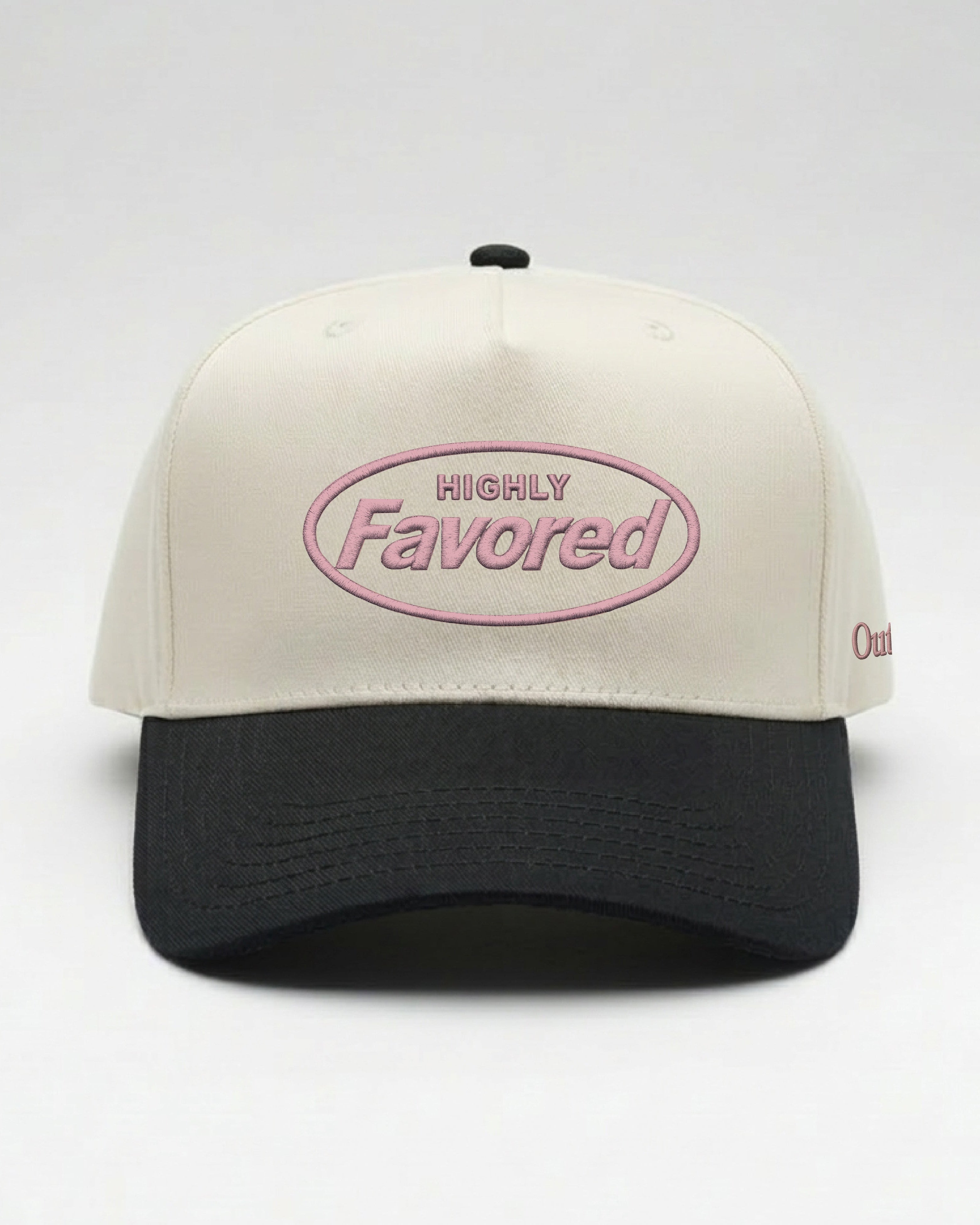 Highly Favored Embroidered Snapback