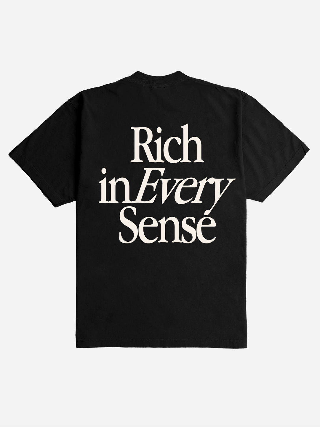 Rich Mom Ultra Heavyweight T-Shirt - Black