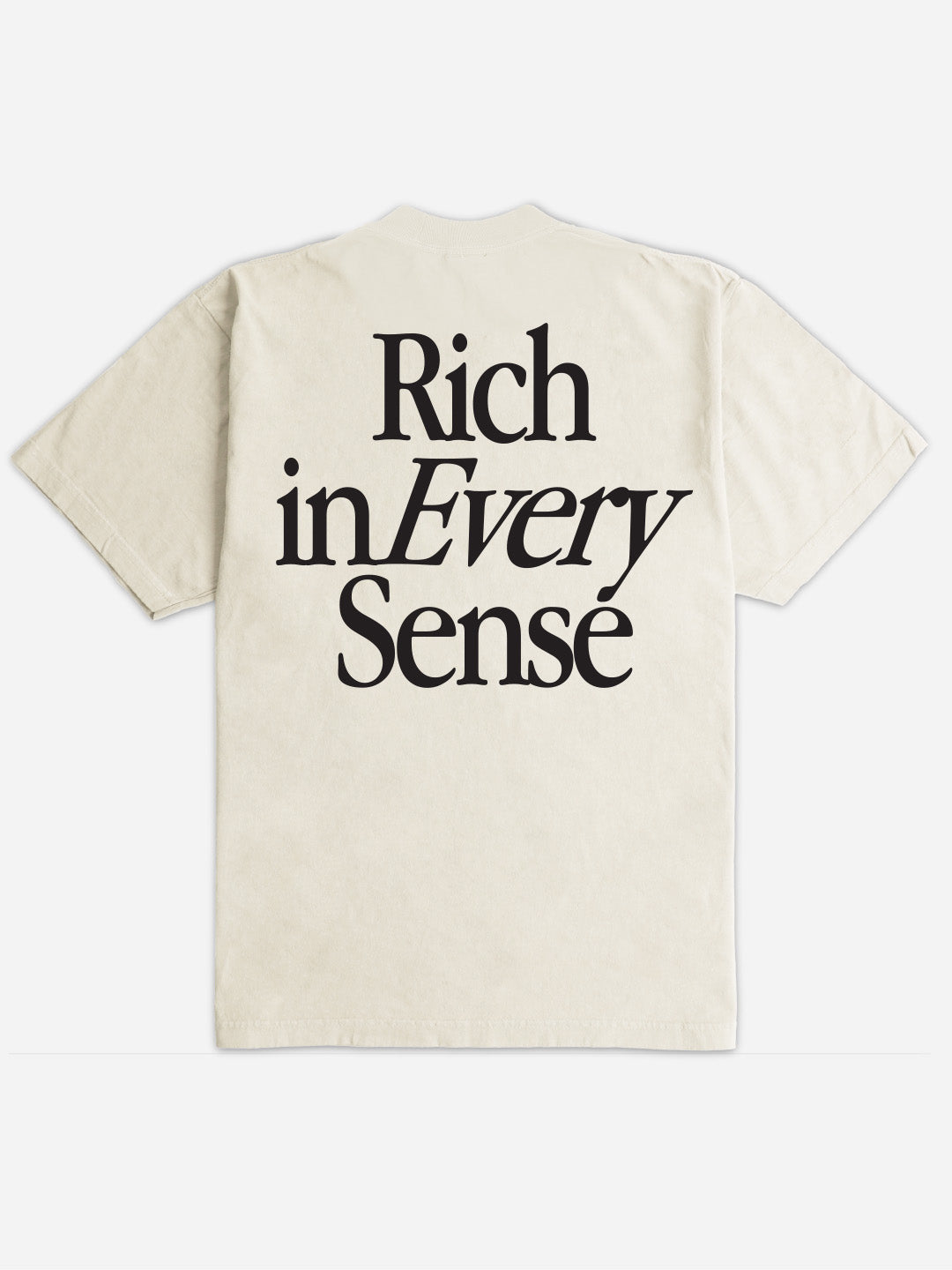 Rich Mom Ultra Heavyweight T-Shirt - Cream