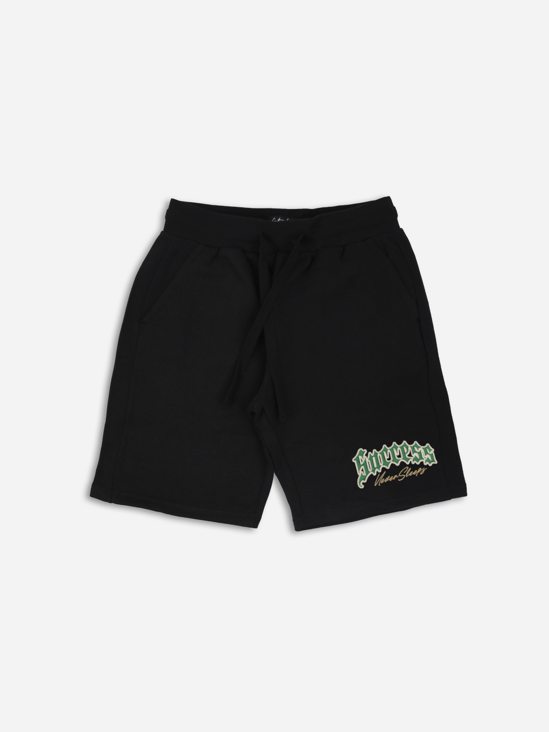 Success Never Sleeps Embroidered Short