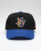 NY Wins Embroidered Snapback - Black